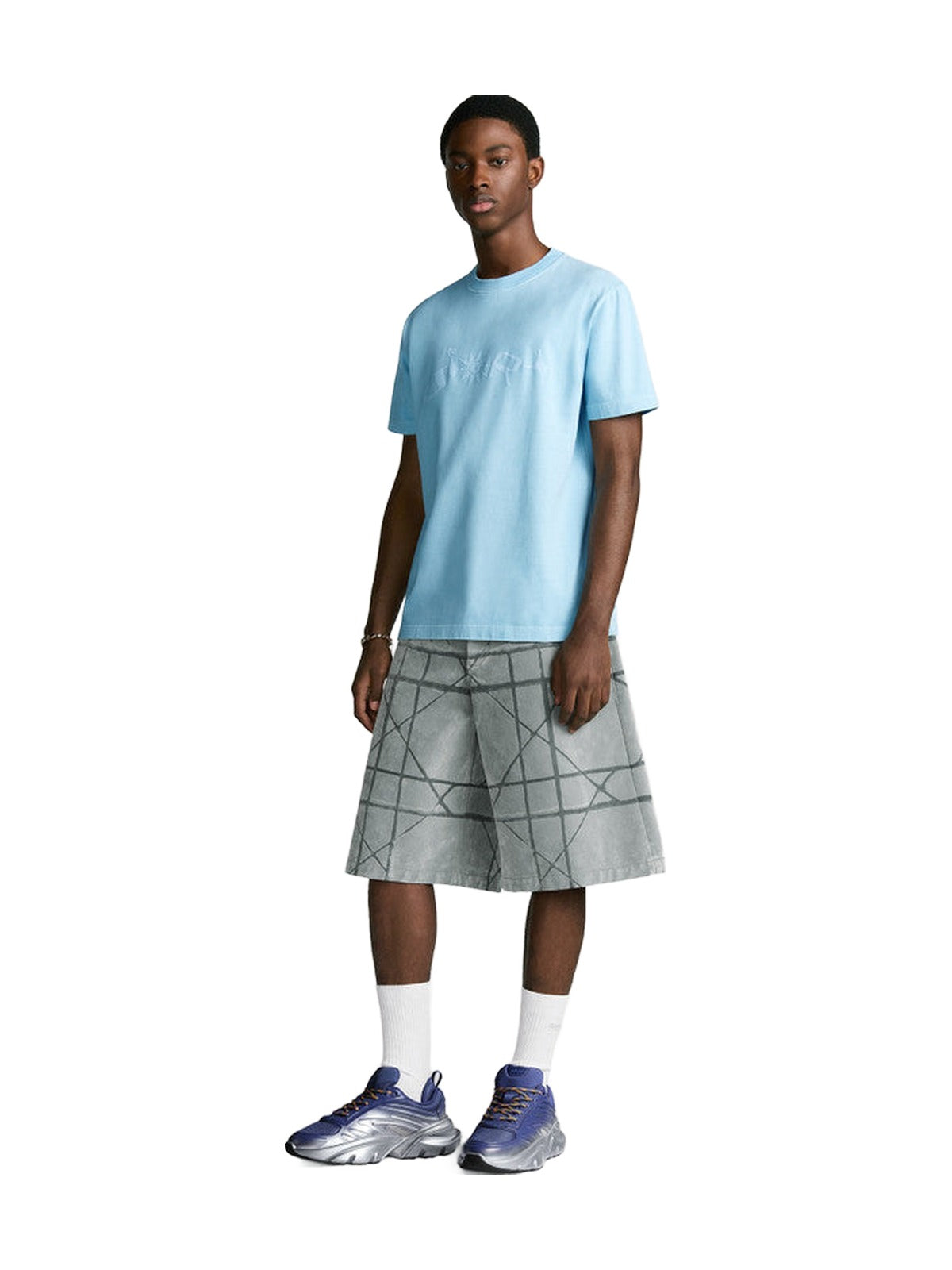 Dior and Lewis Hamilton T-shirt (Light Blue)