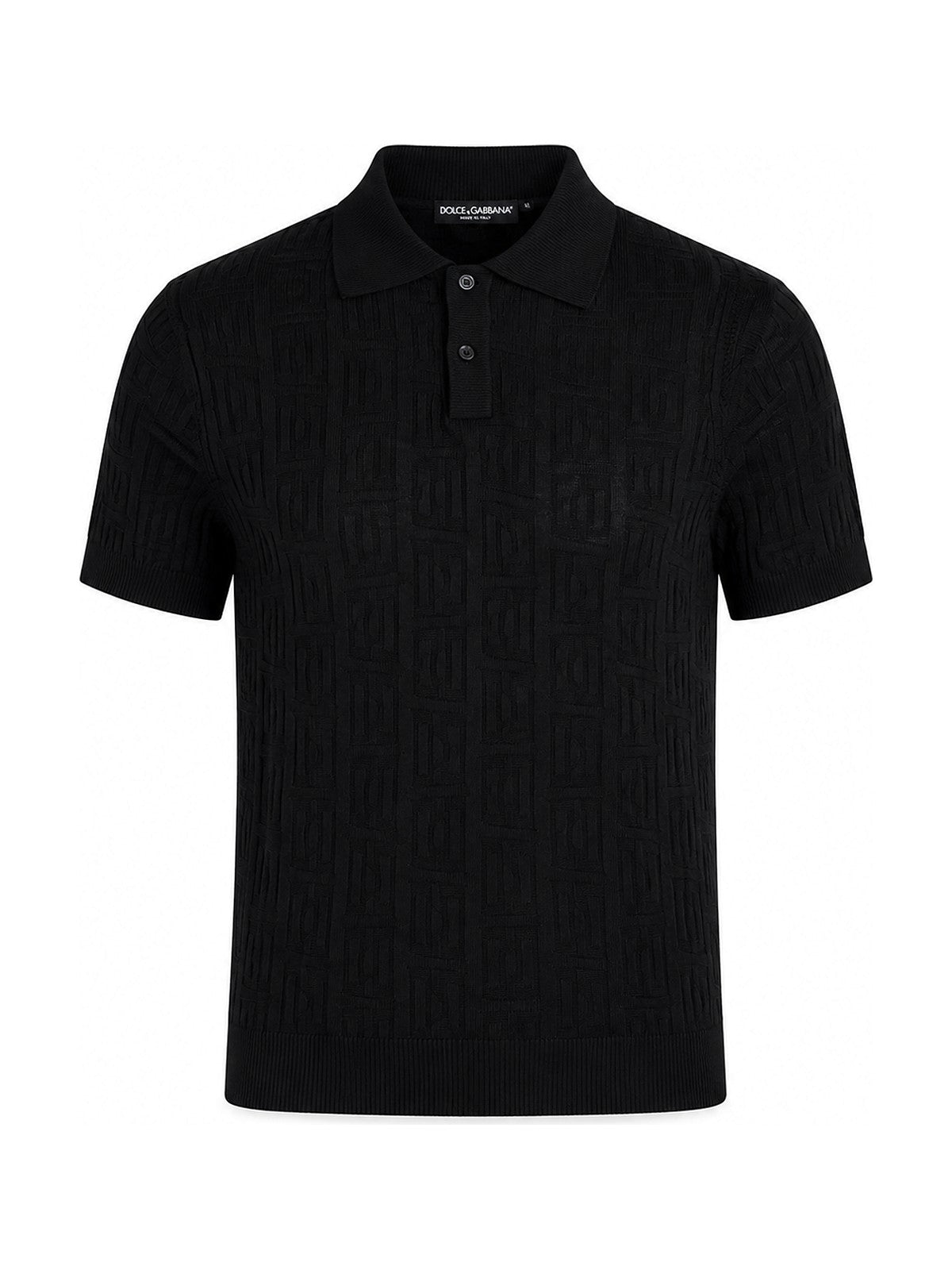 Dolce & Gabbana Knit Polo Black