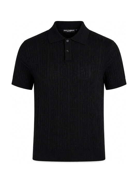 Dolce & Gabbana Knit Polo Black