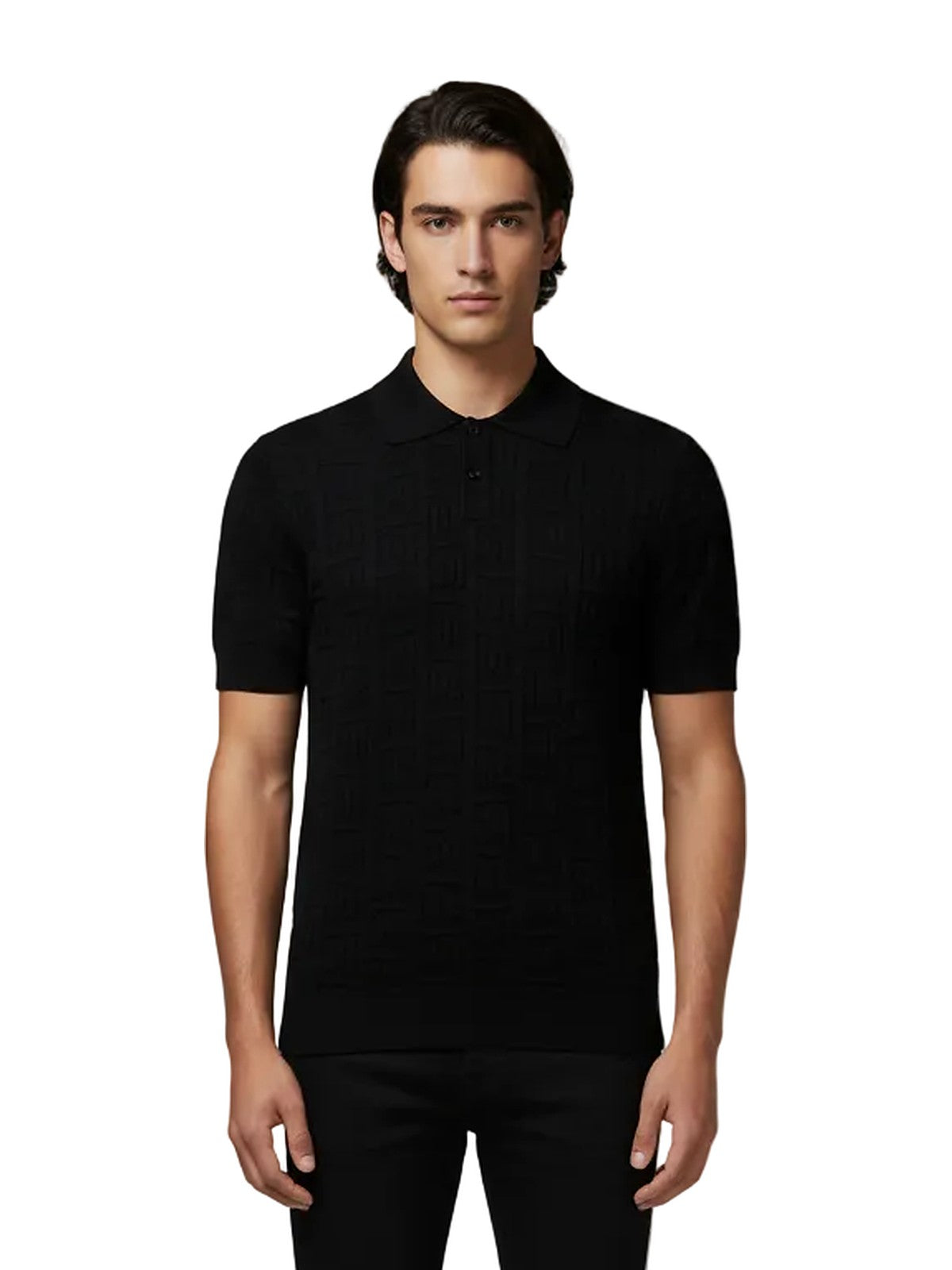 Dolce & Gabbana Knit Polo Black