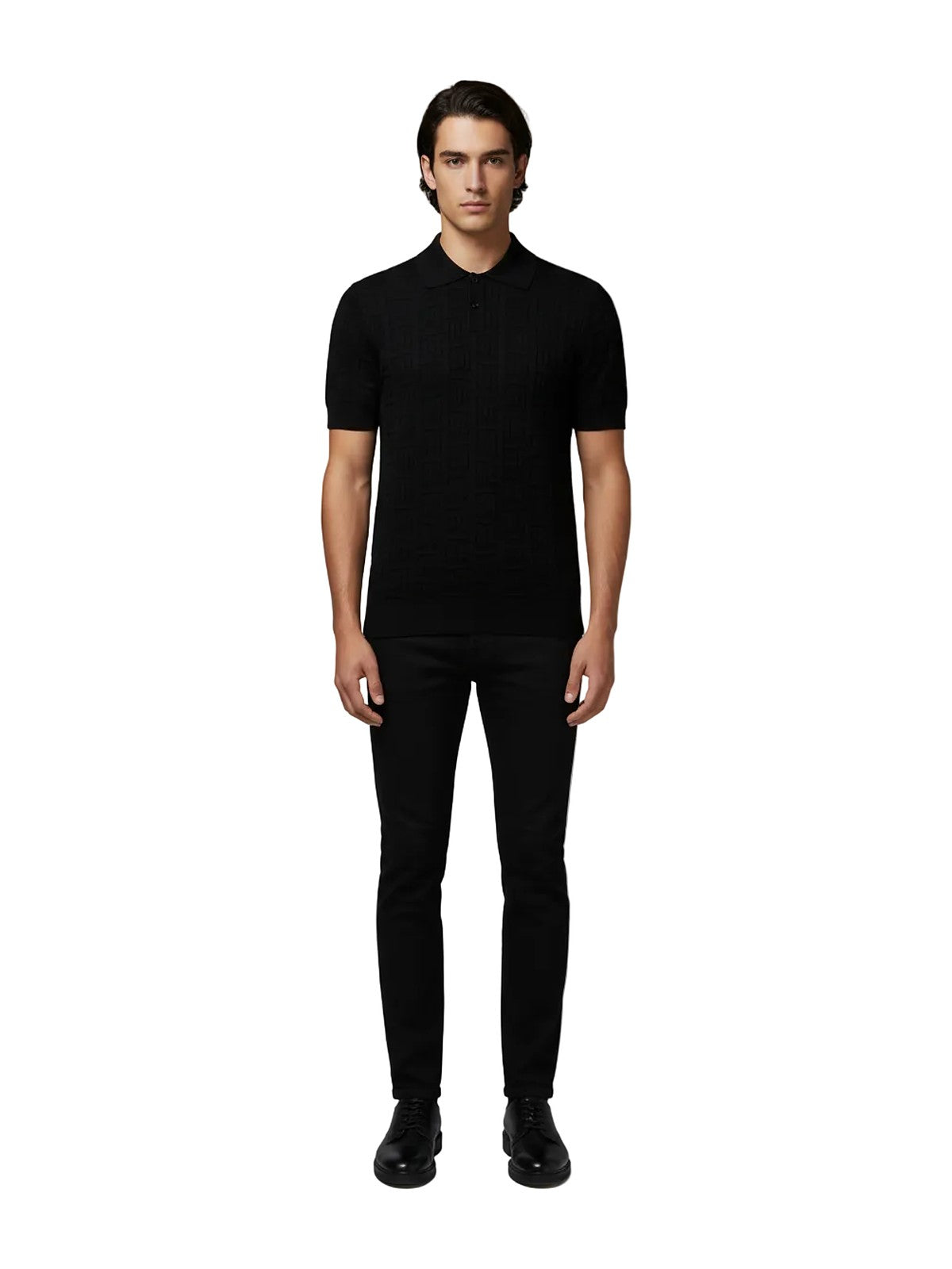 Dolce & Gabbana Knit Polo Black