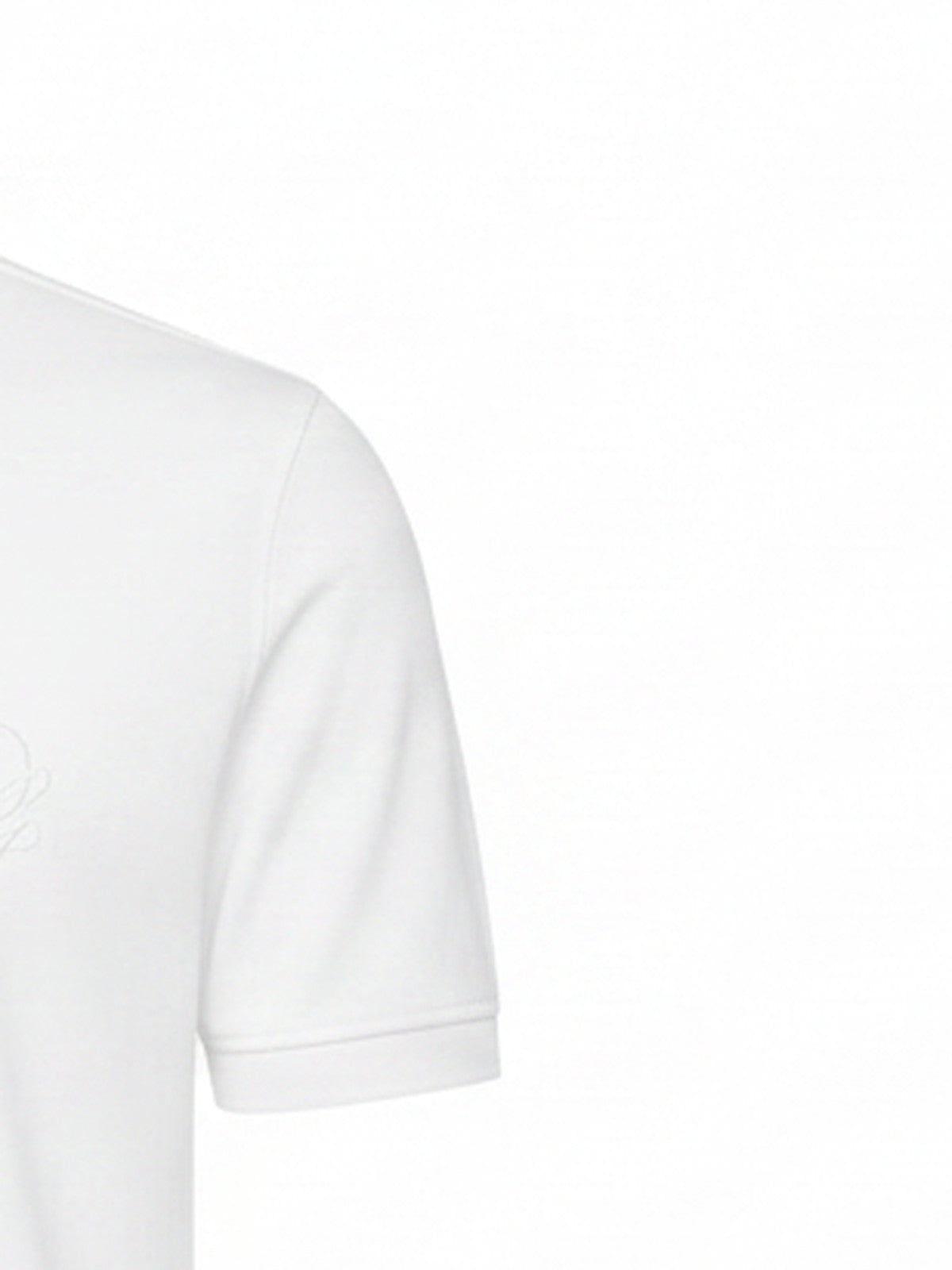 Dolce & Gabbana embroidered logo cotton polo (white)