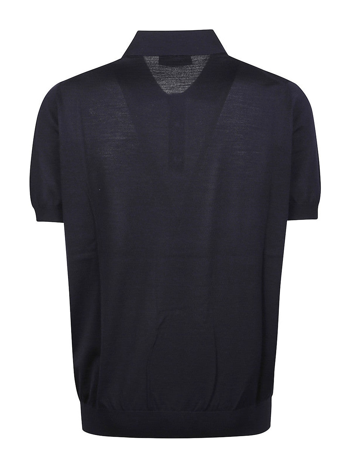Fendi Blue Wool Polo Shirt