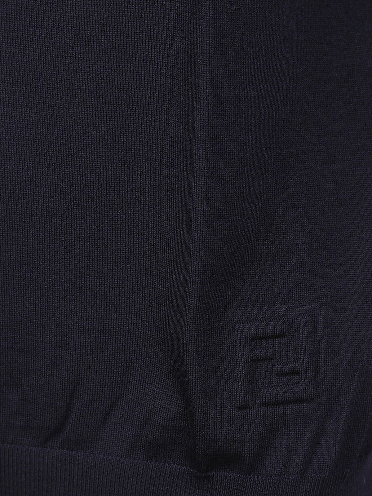 Fendi Blue Wool Polo Shirt