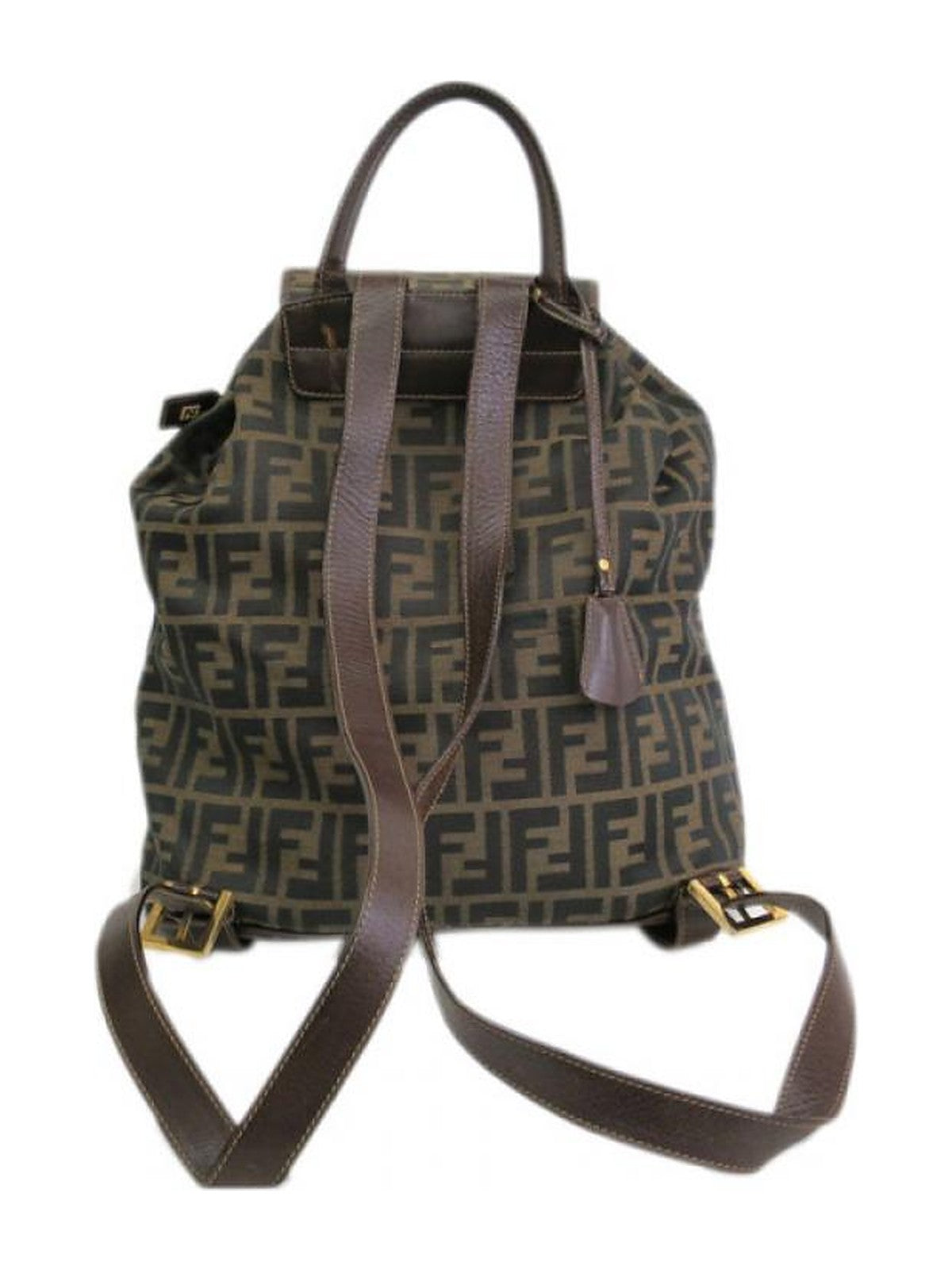 Fendi Zucca Canvas Travel Backpack