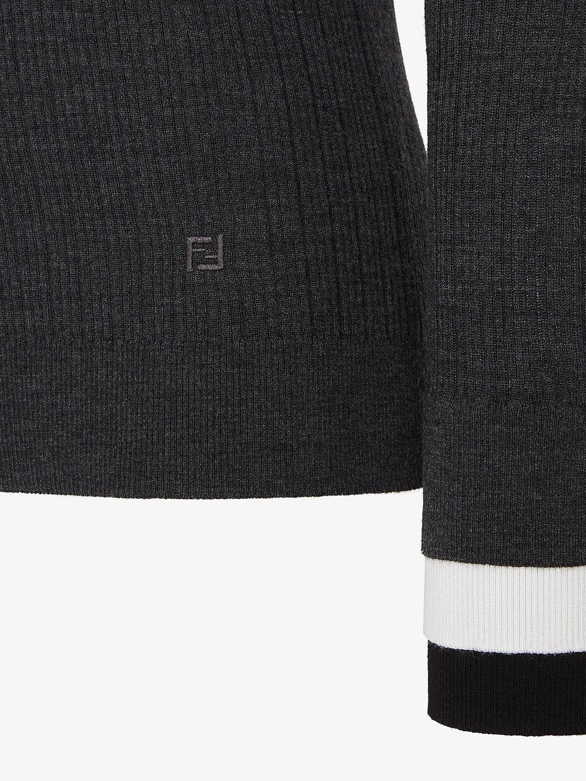 Fendi Jumper Grey wool jumper