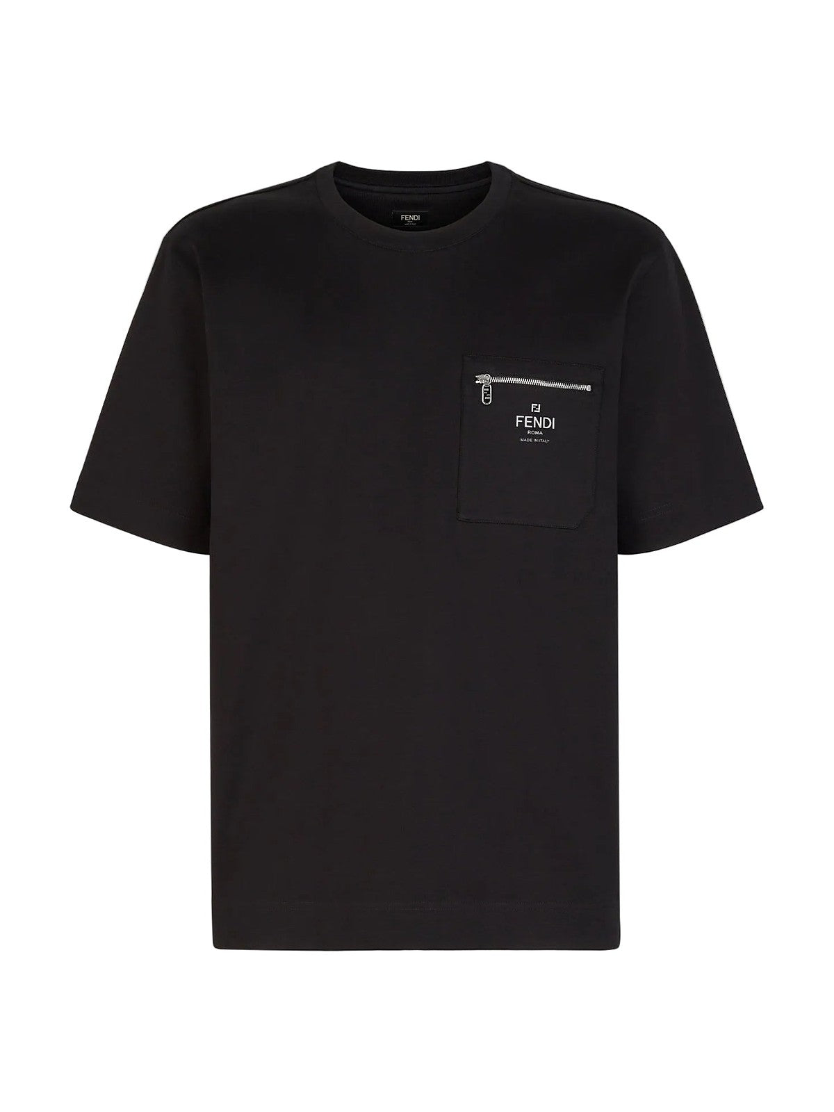 Fendi Logo-Print T-shirt (Black)
