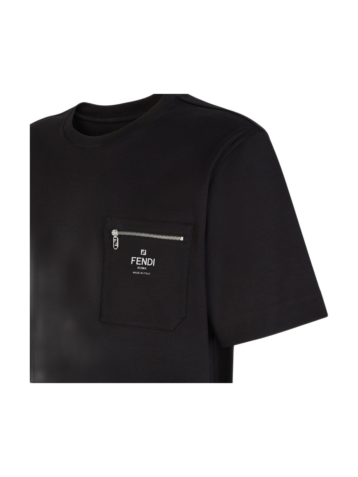 Fendi Logo-Print T-shirt (Black)