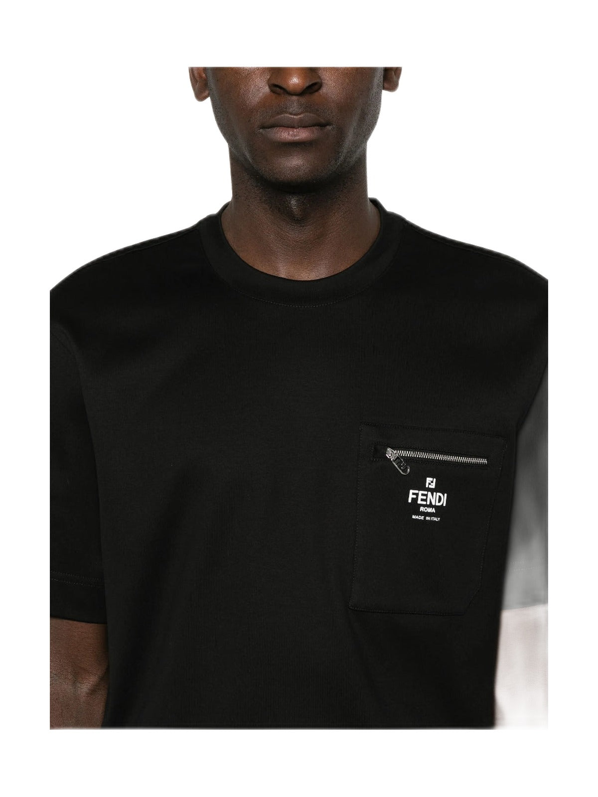 Fendi Logo-Print T-shirt (Black)