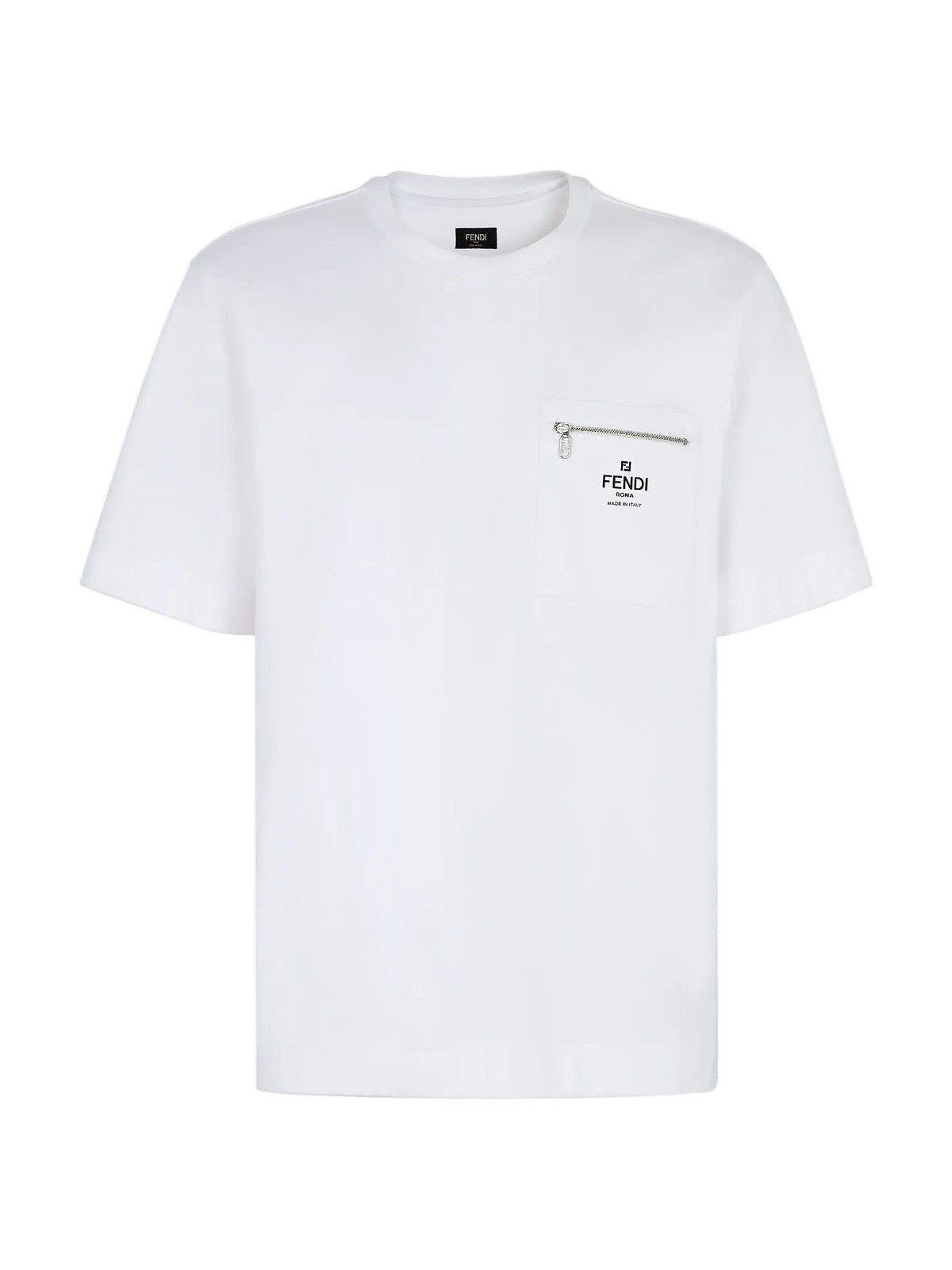 Fendi Logo-Print T-shirt (White)