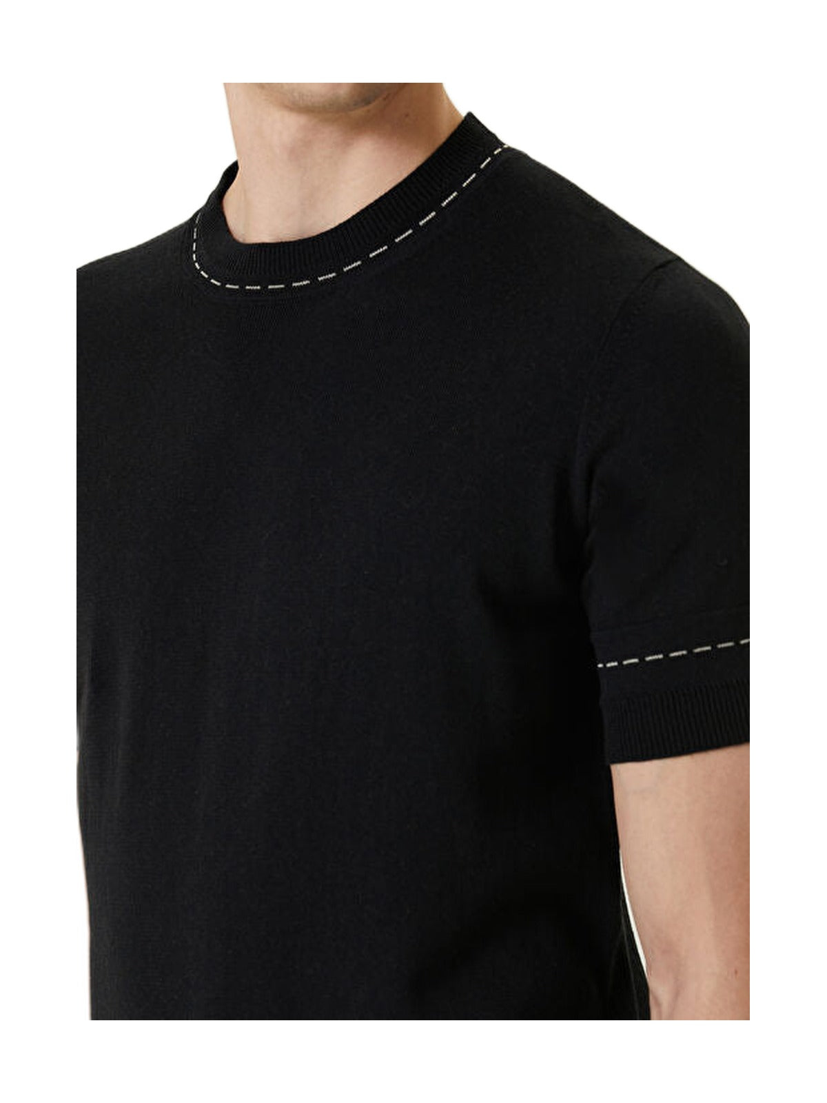Fendi Logo Jacquard Knit Tee