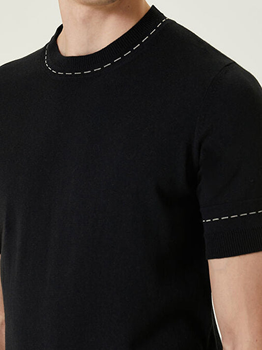 Fendi Logo Jacquard Knit Tee