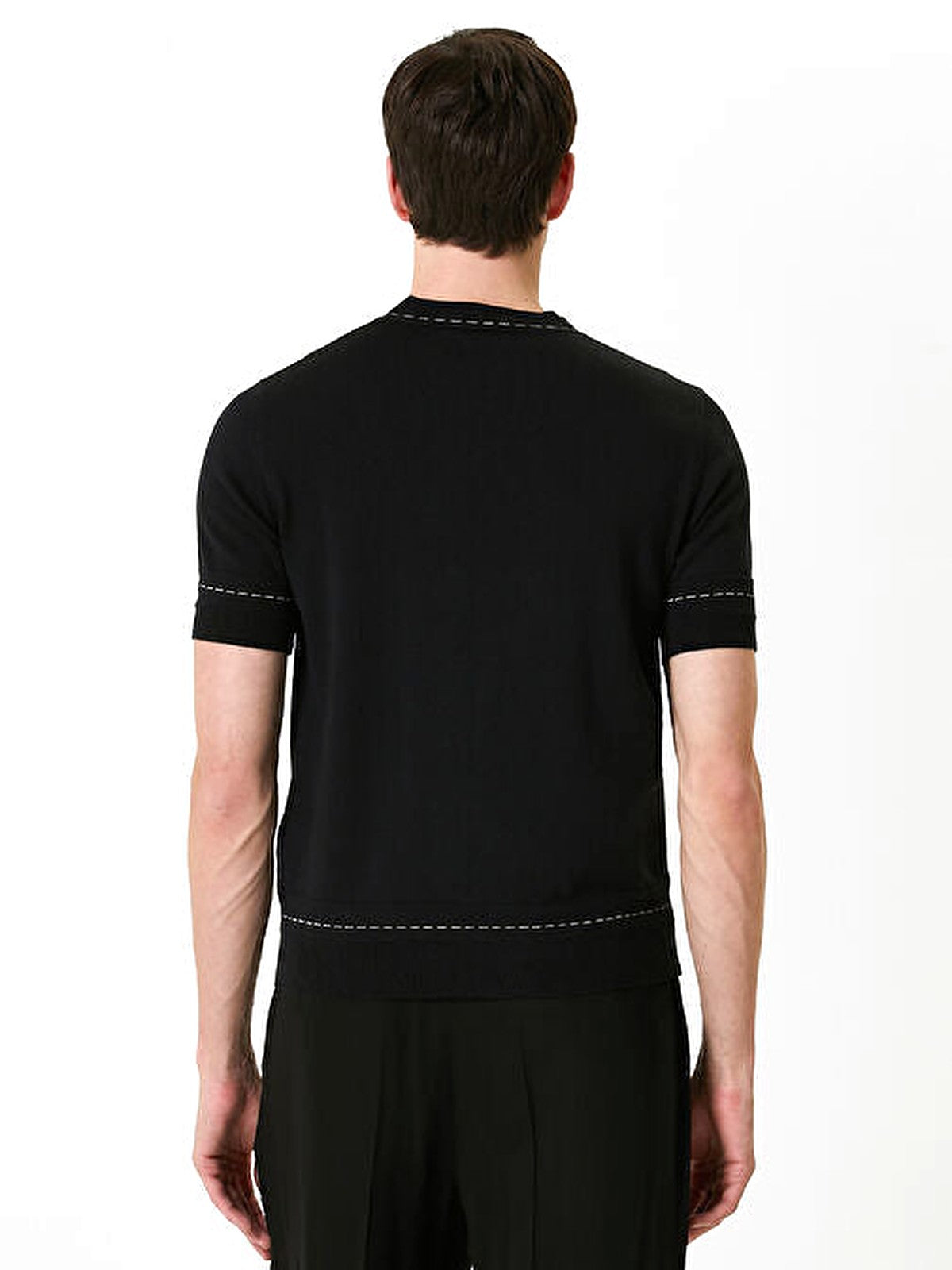 Fendi Logo Jacquard Knit Tee