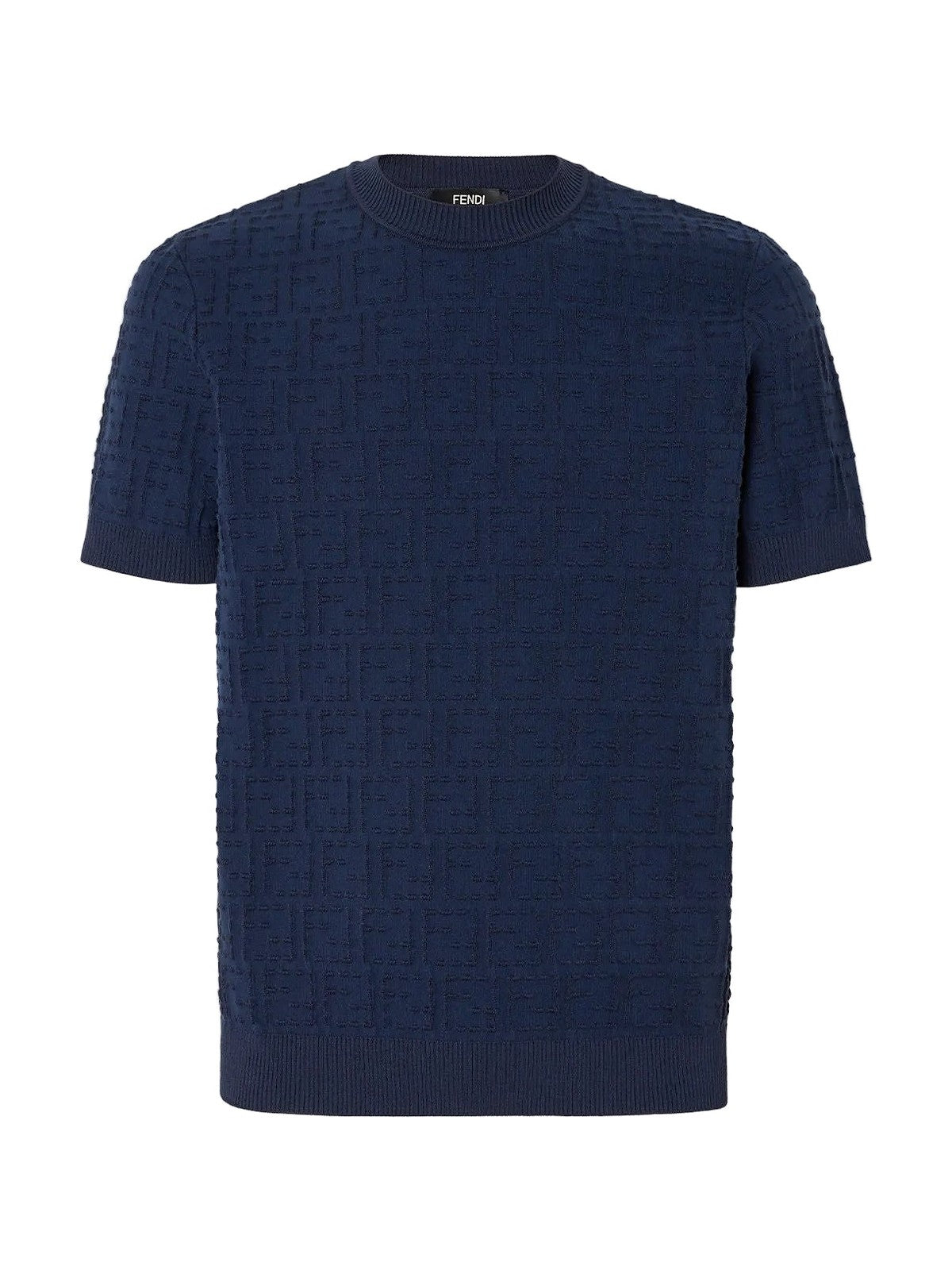 Fendi FF Selleria Knit T-shirt (Blue)