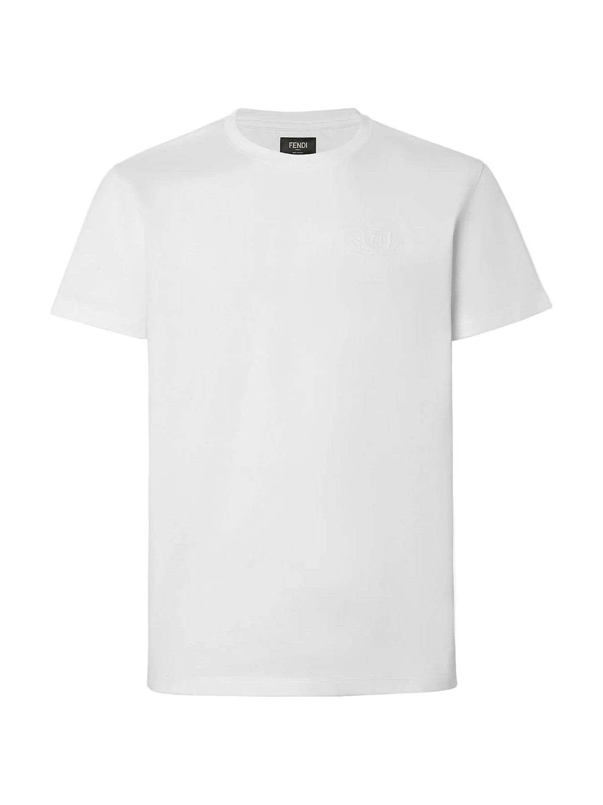 Fendi White Cotton T-shirt
