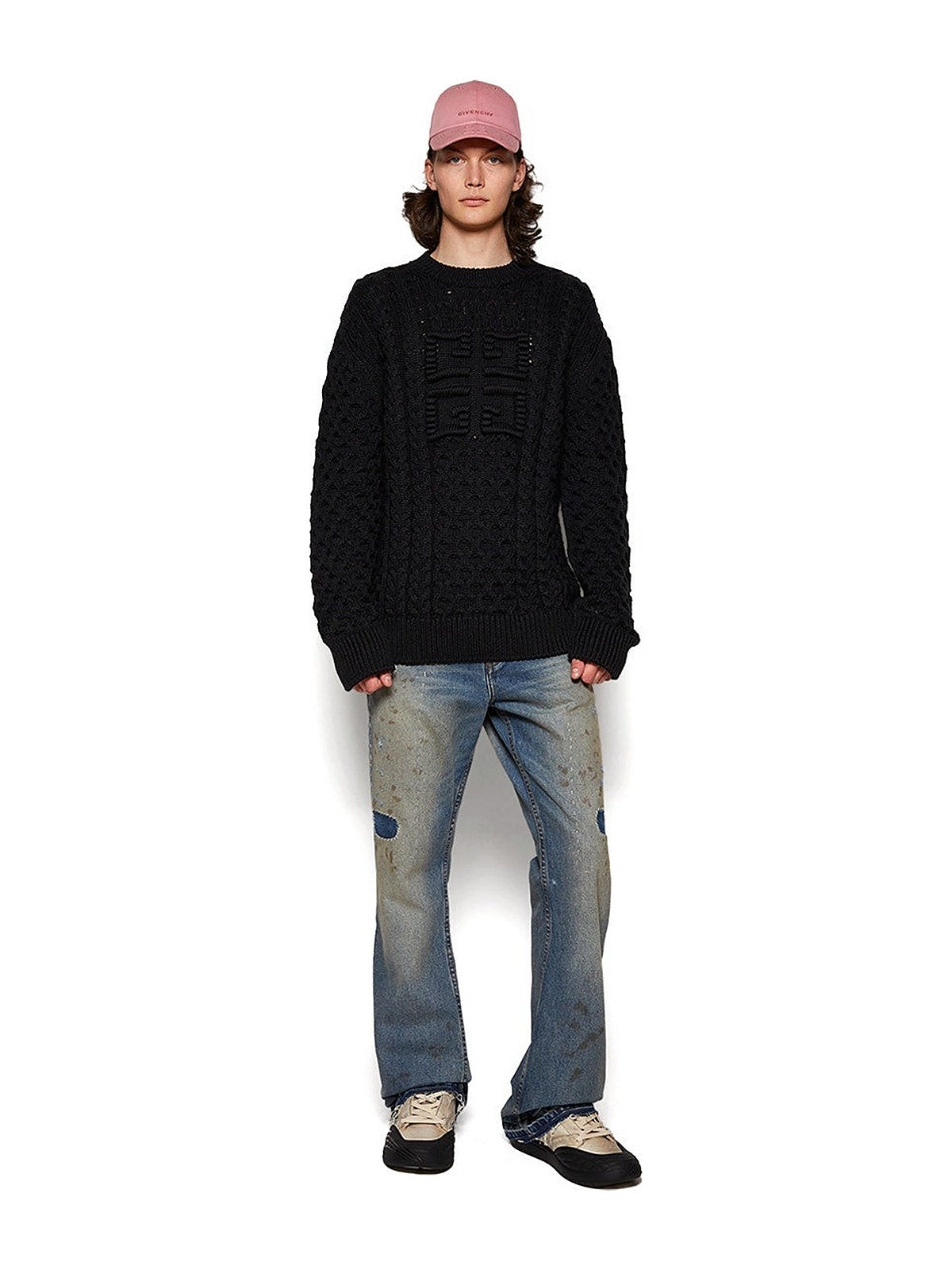 Givenchy 4G Cable-knit Sweater