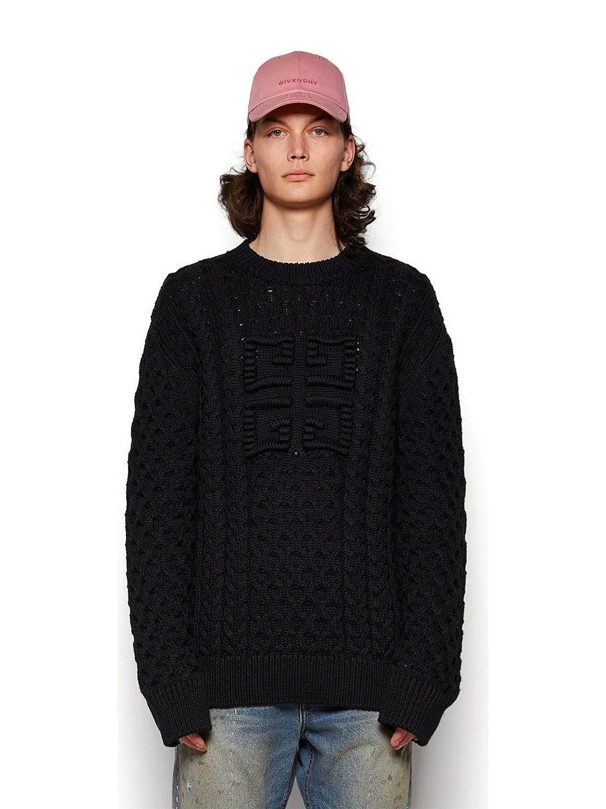 Givenchy 4G Cable-knit Sweater