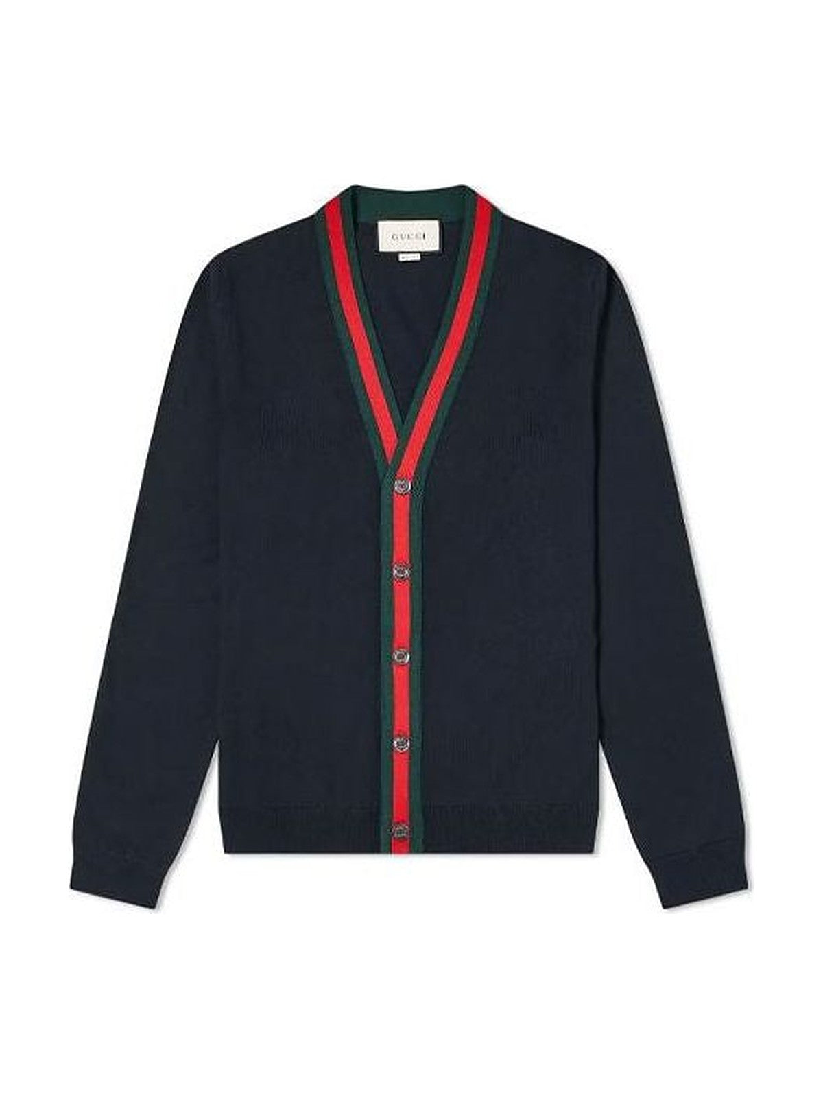 Gucci Web Stripe Cardigan (Navy)