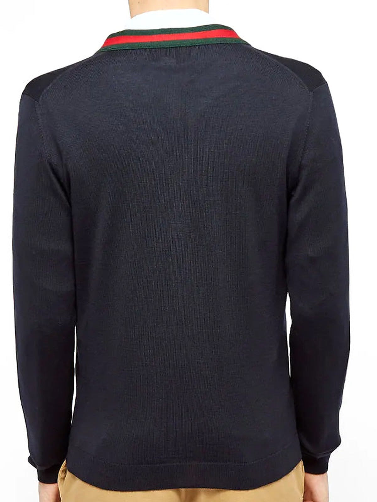 Gucci Web Stripe Cardigan (Navy)