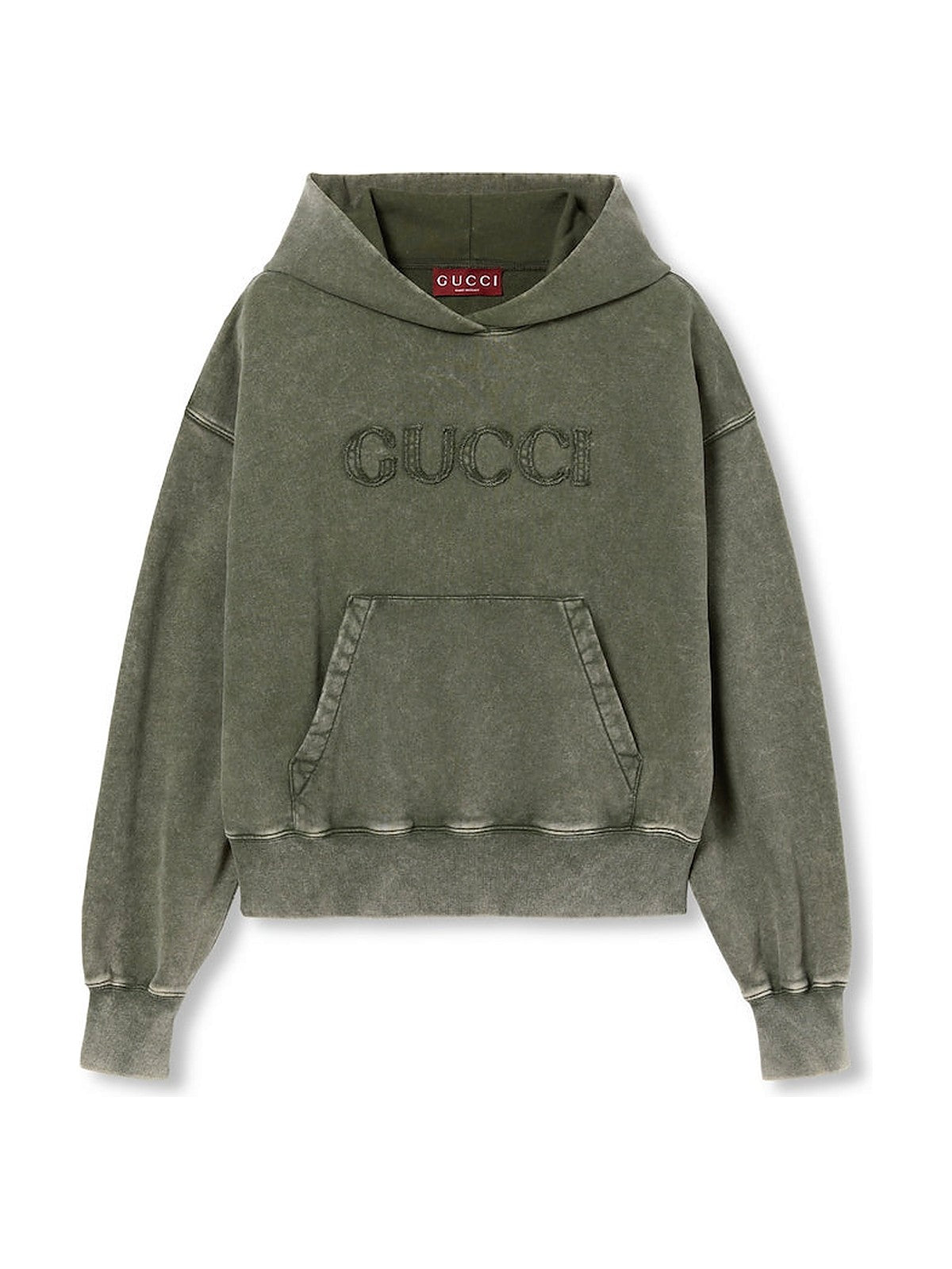 Gucci Logo Hoodie (Olive)