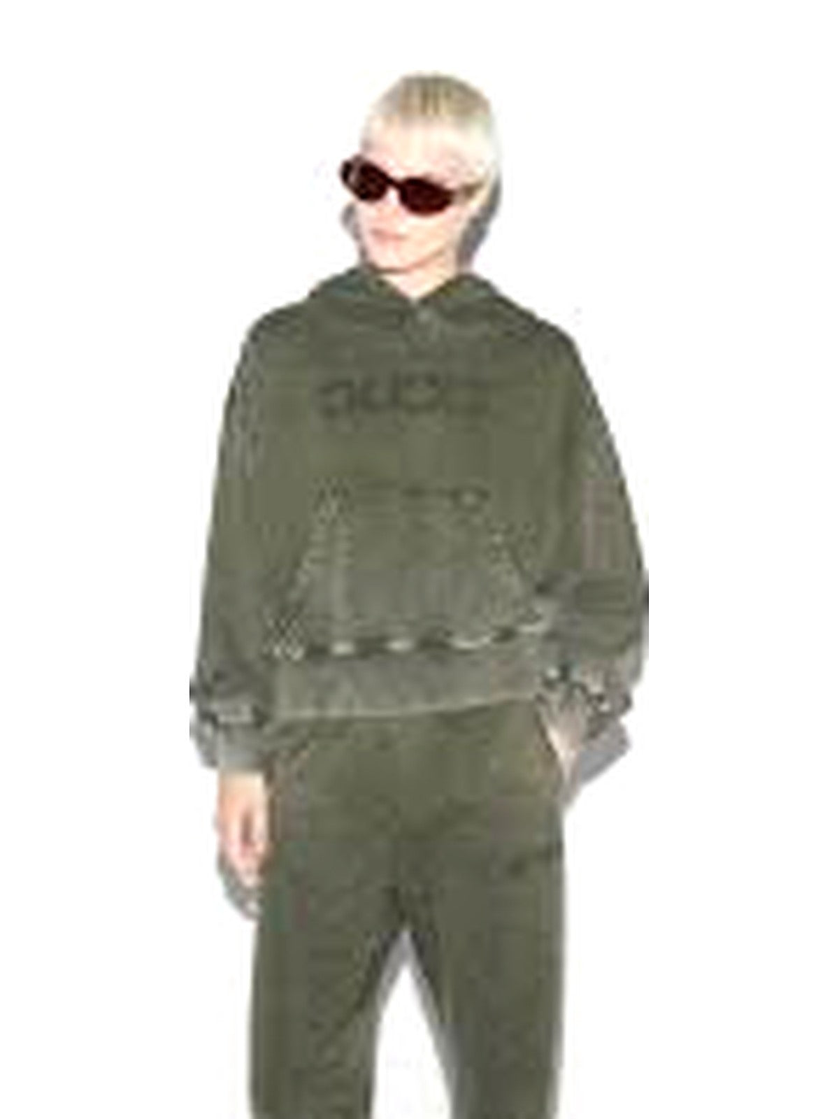 Gucci Logo Hoodie (Olive)