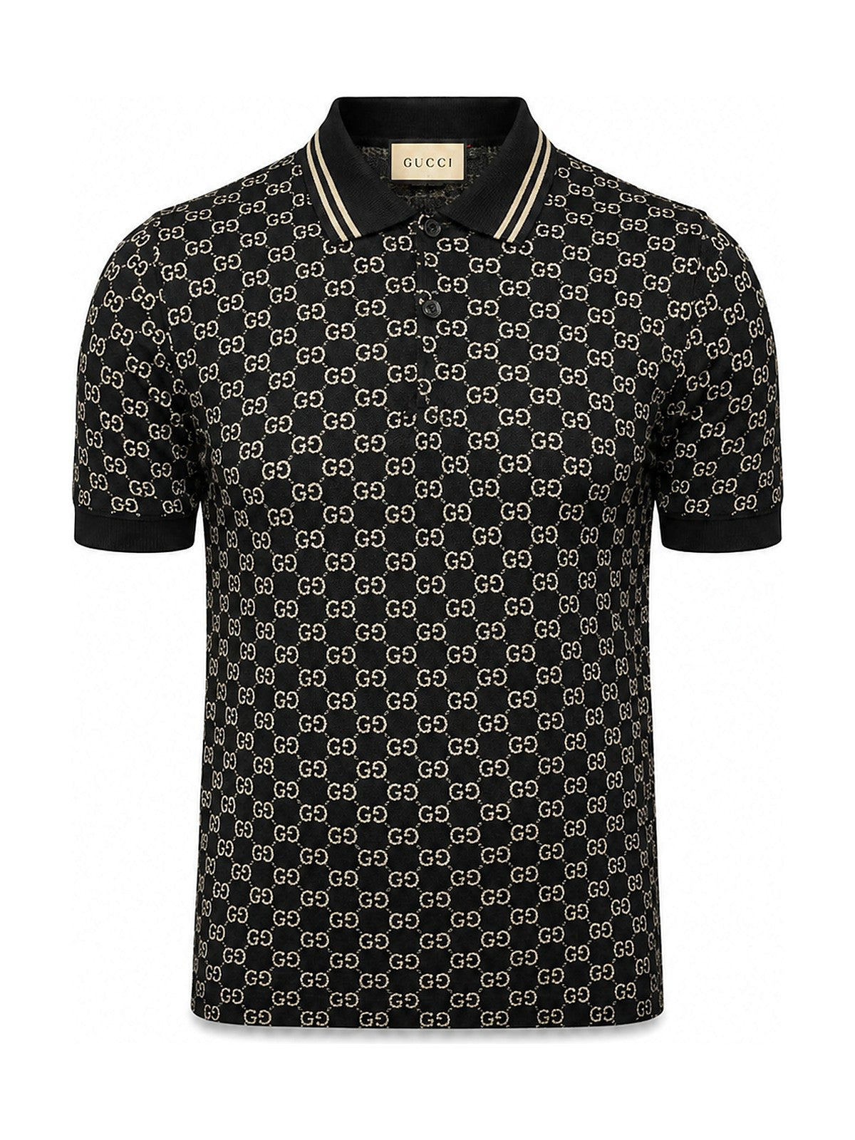Gucci GG knit polo (black)