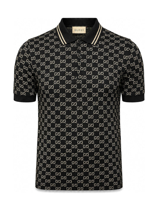 Gucci GG knit polo (black)