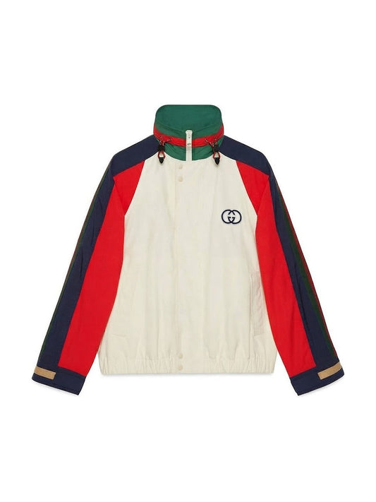 Gucci colour-block bomber jacket