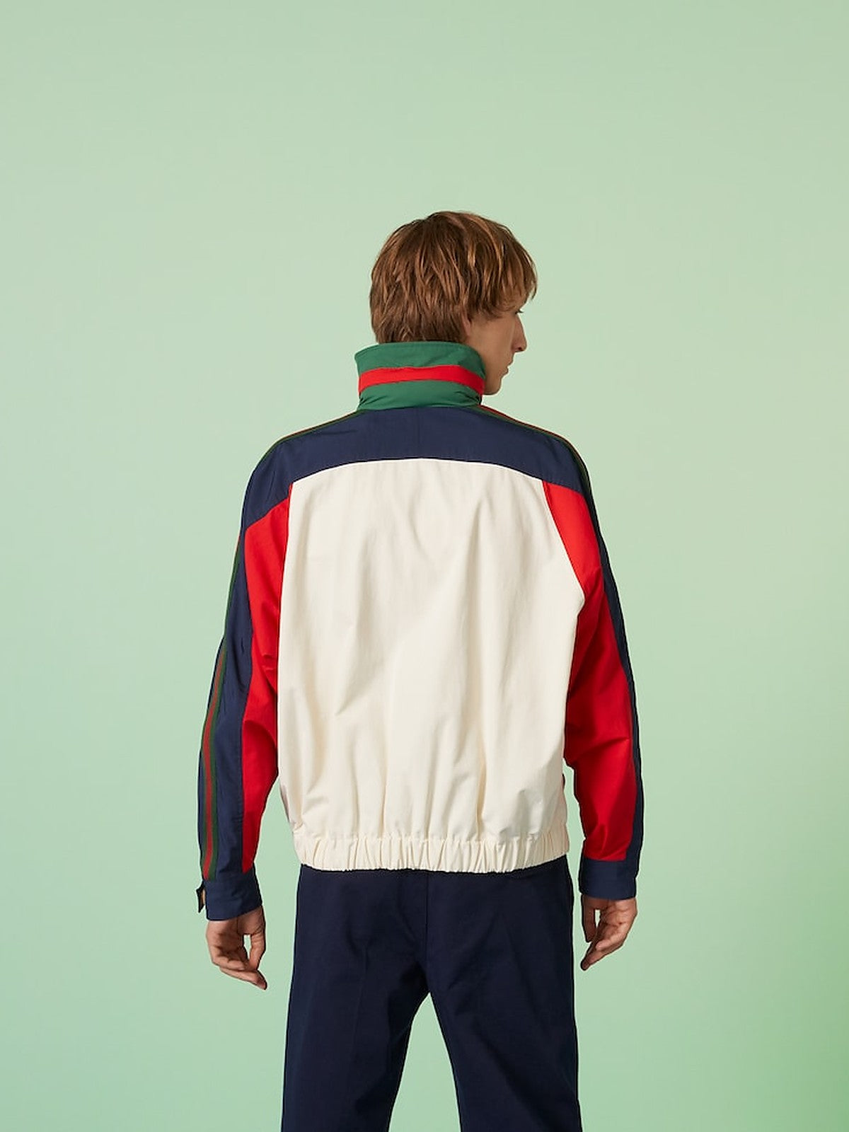 Gucci colour-block bomber jacket