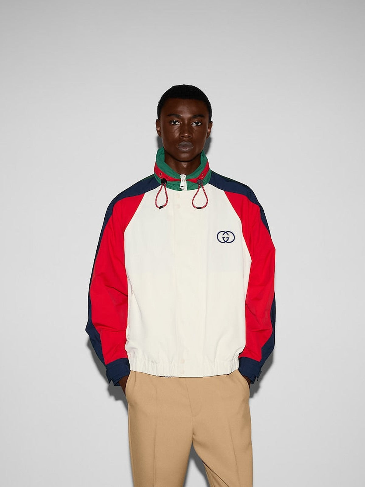 Gucci colour-block bomber jacket