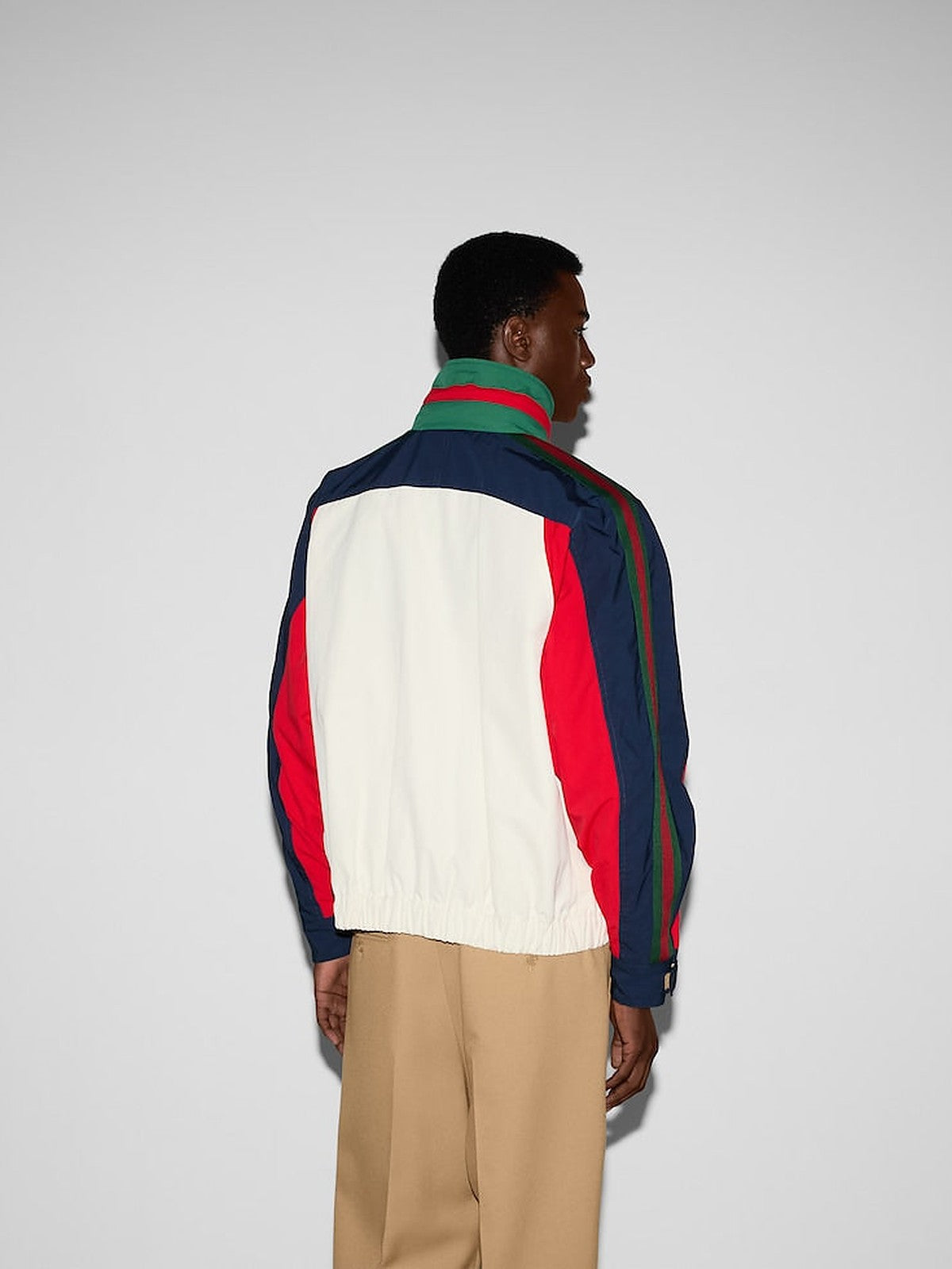 Gucci colour-block bomber jacket