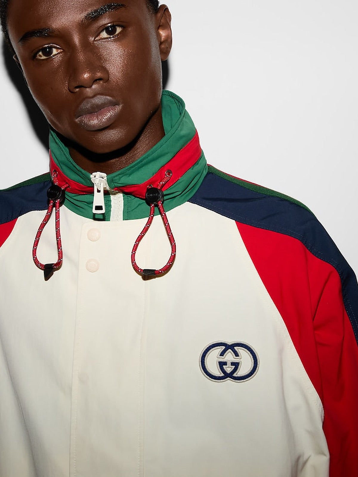 Gucci colour-block bomber jacket