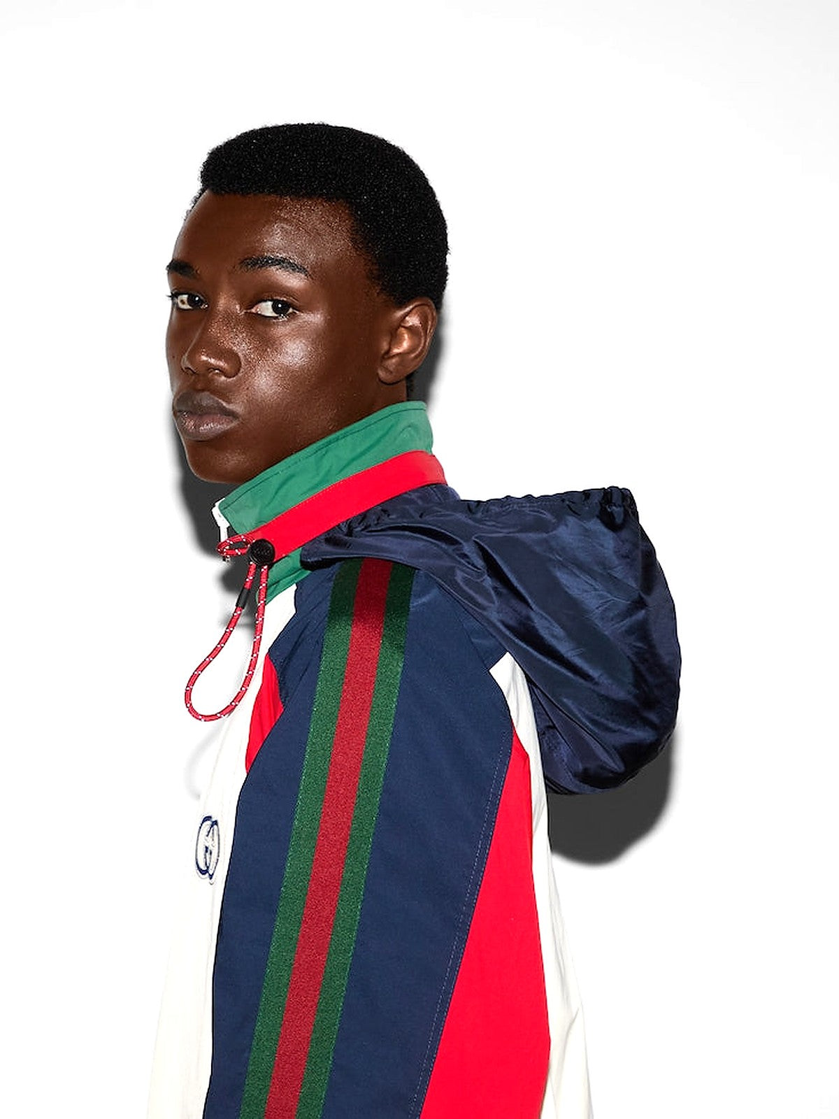 Gucci colour-block bomber jacket