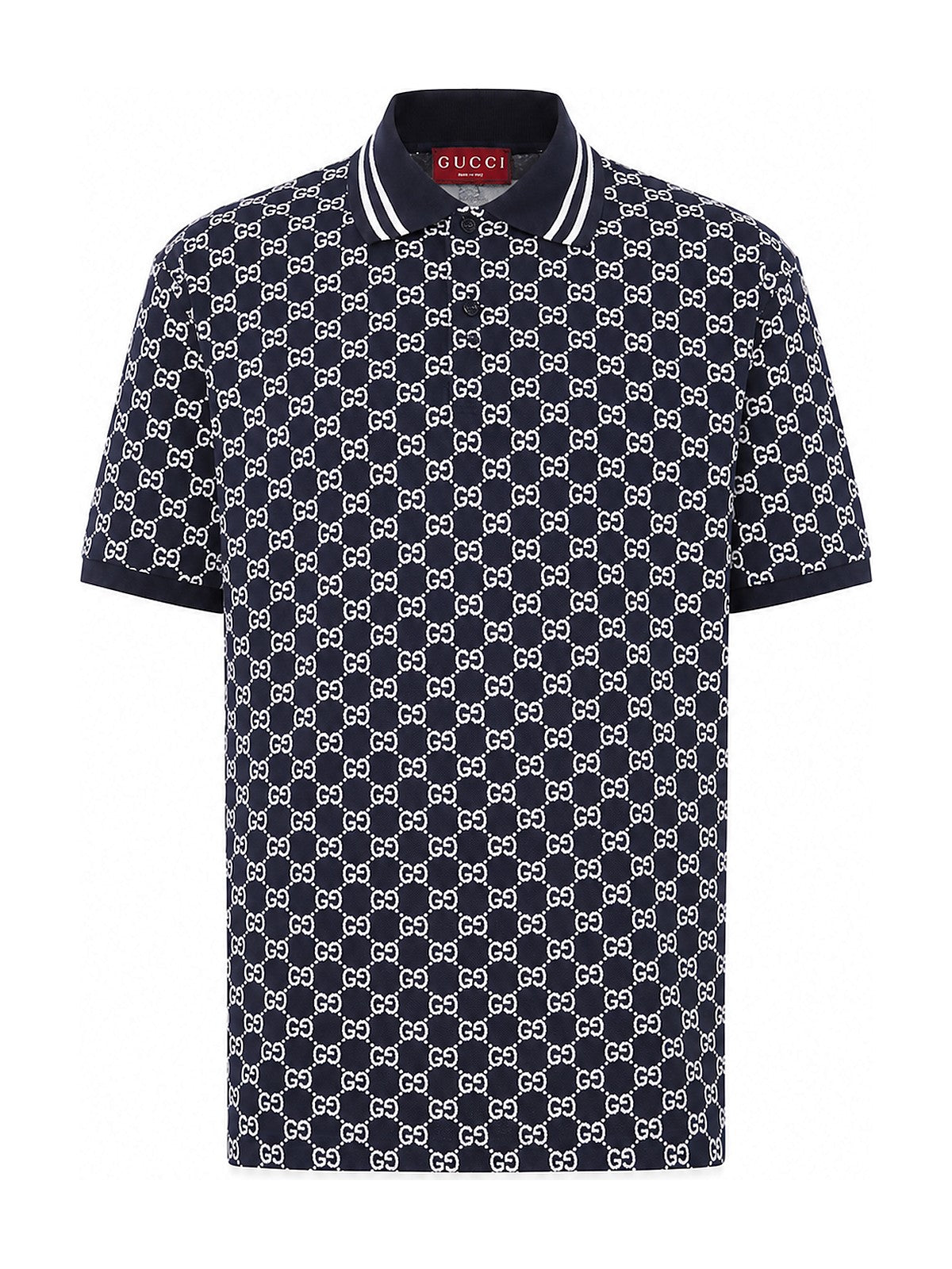 Gucci GG Piquet Jacquard Polo Shirt