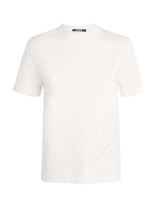 Jacquemus Cotton J T-shirt (White)