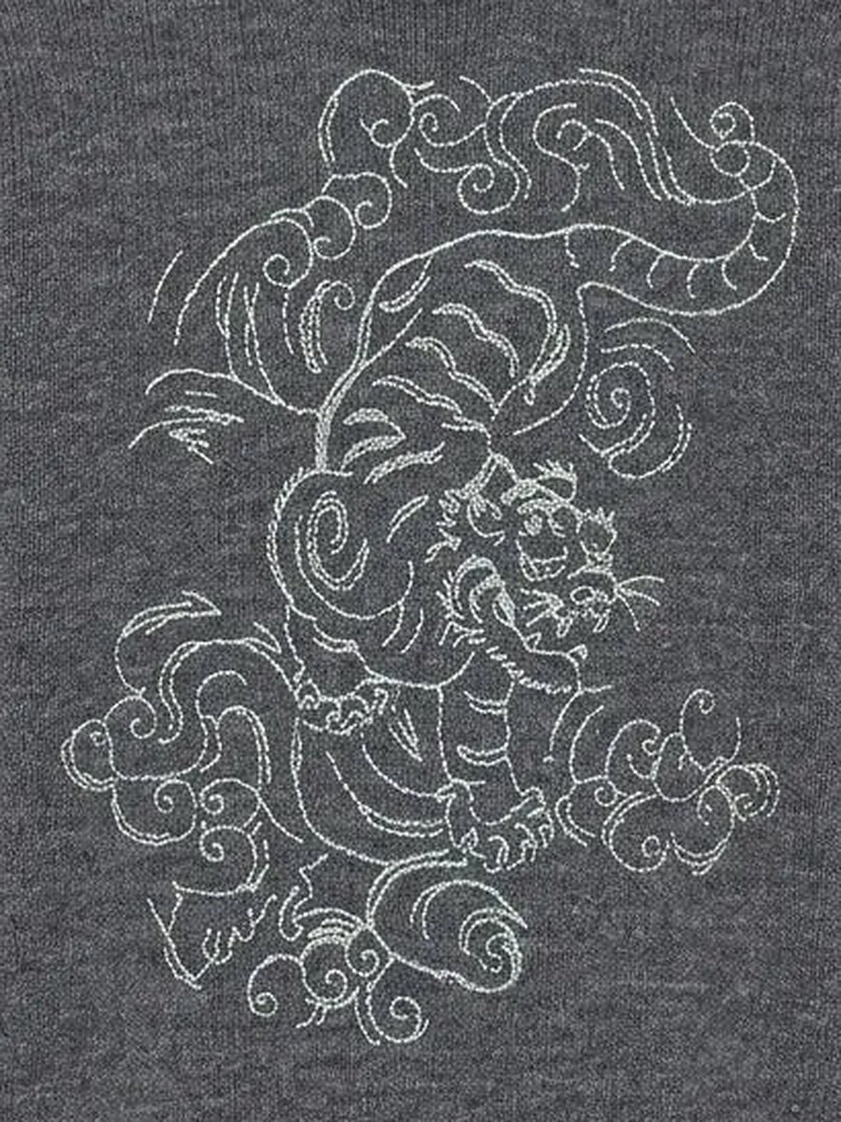 Kenzo Tiger Knit Sweater (Grey)
