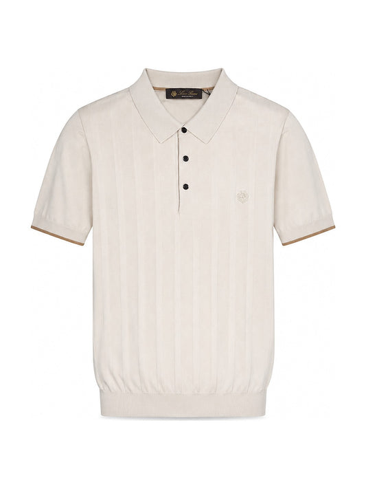 Loro Piana knit polo (cream)