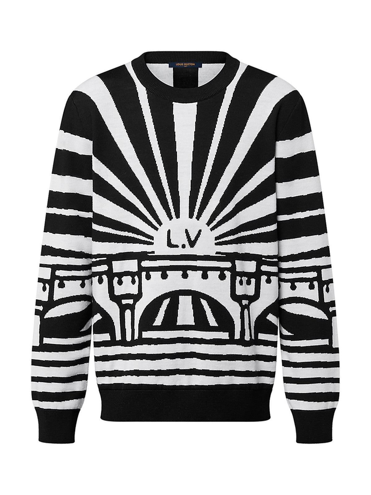 Louis Vuitton Merino Wool Jacquard Pullover
