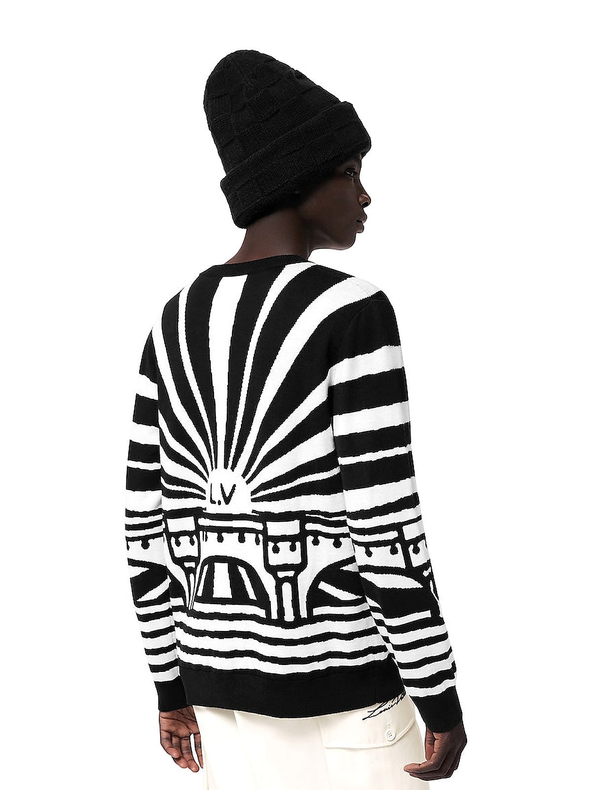 Louis Vuitton Merino Wool Jacquard Pullover