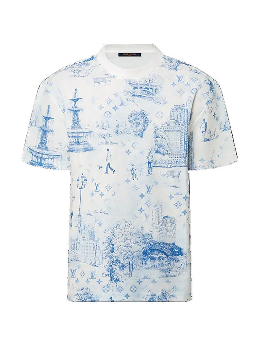 Louis Vuitton Printed Piqué T-shirt