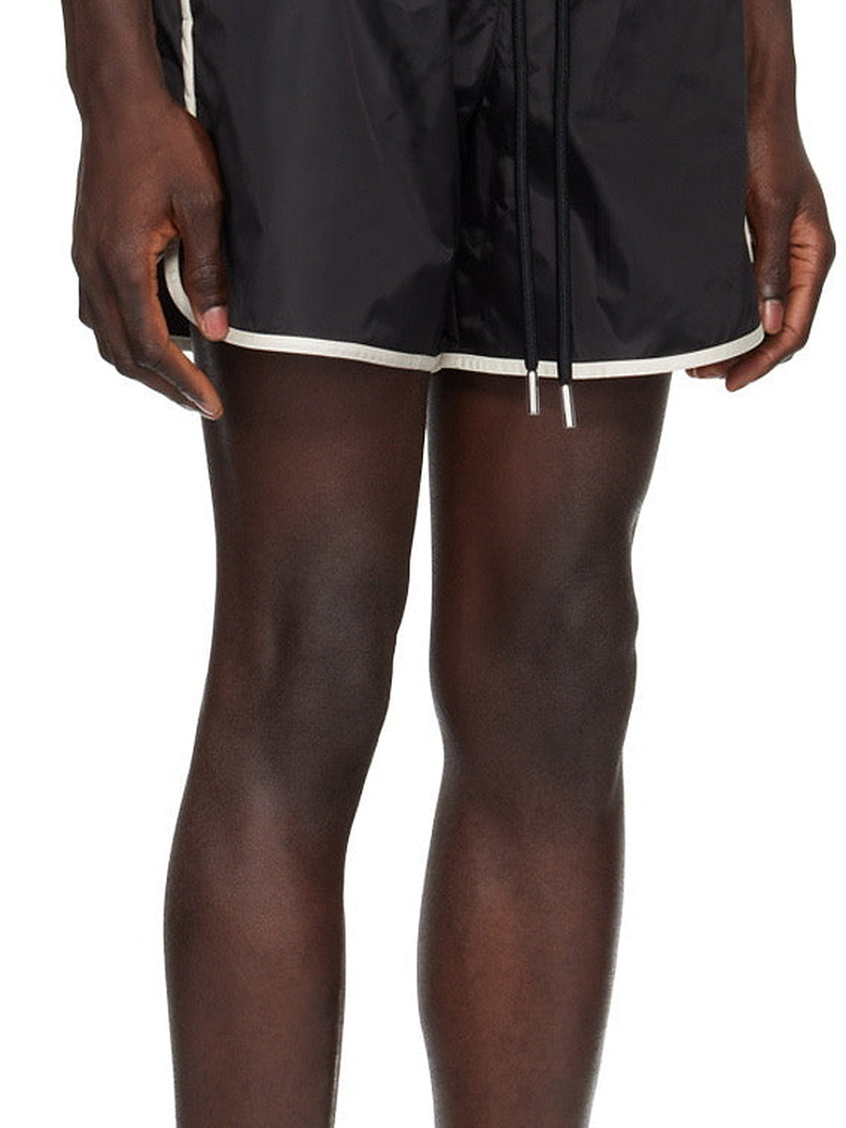 Moncler Black Patch Swim Shorts