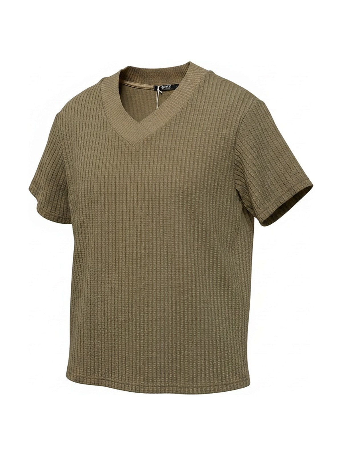 Open V-neck T-shirt