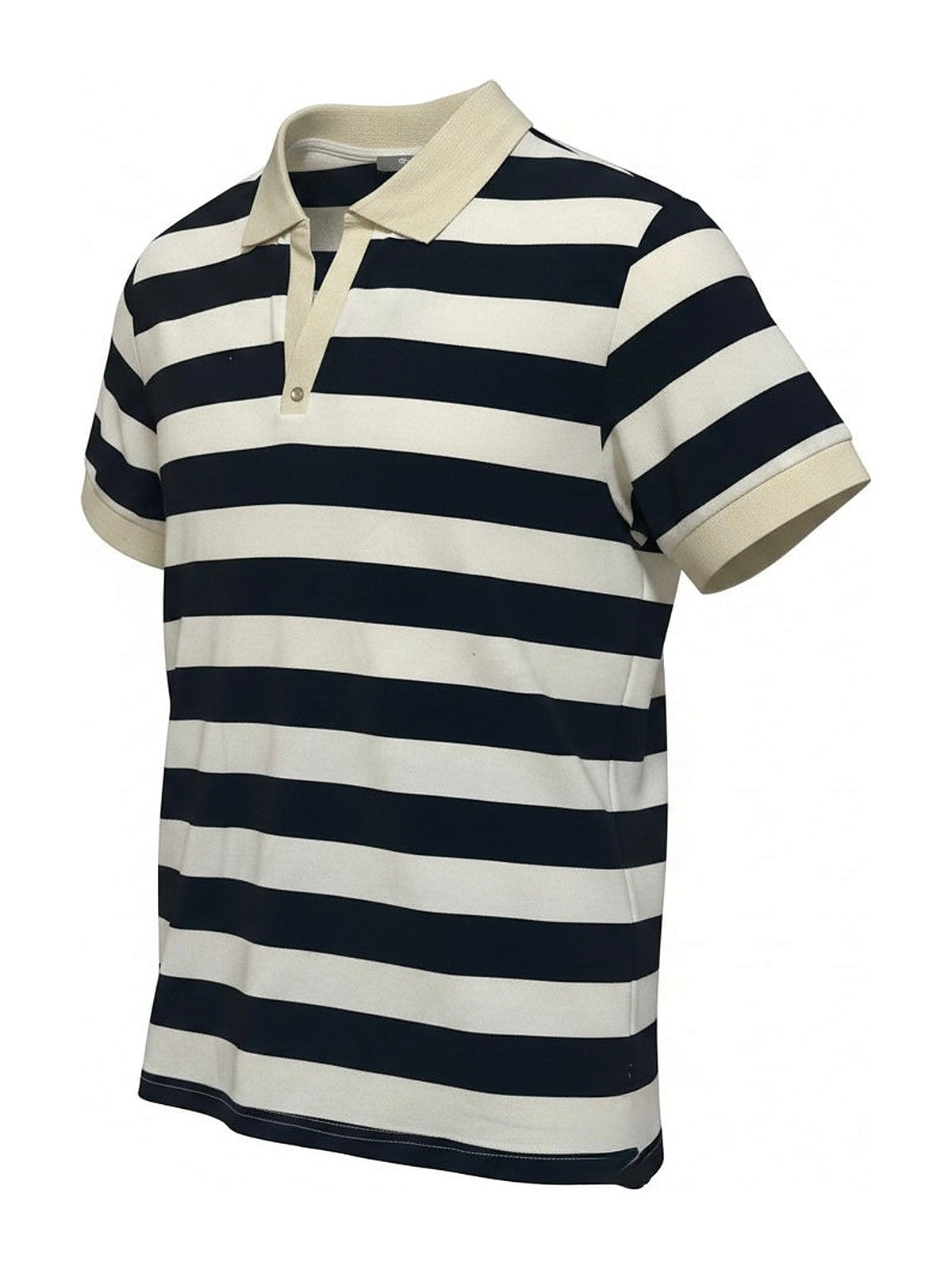 Open Striped Polo