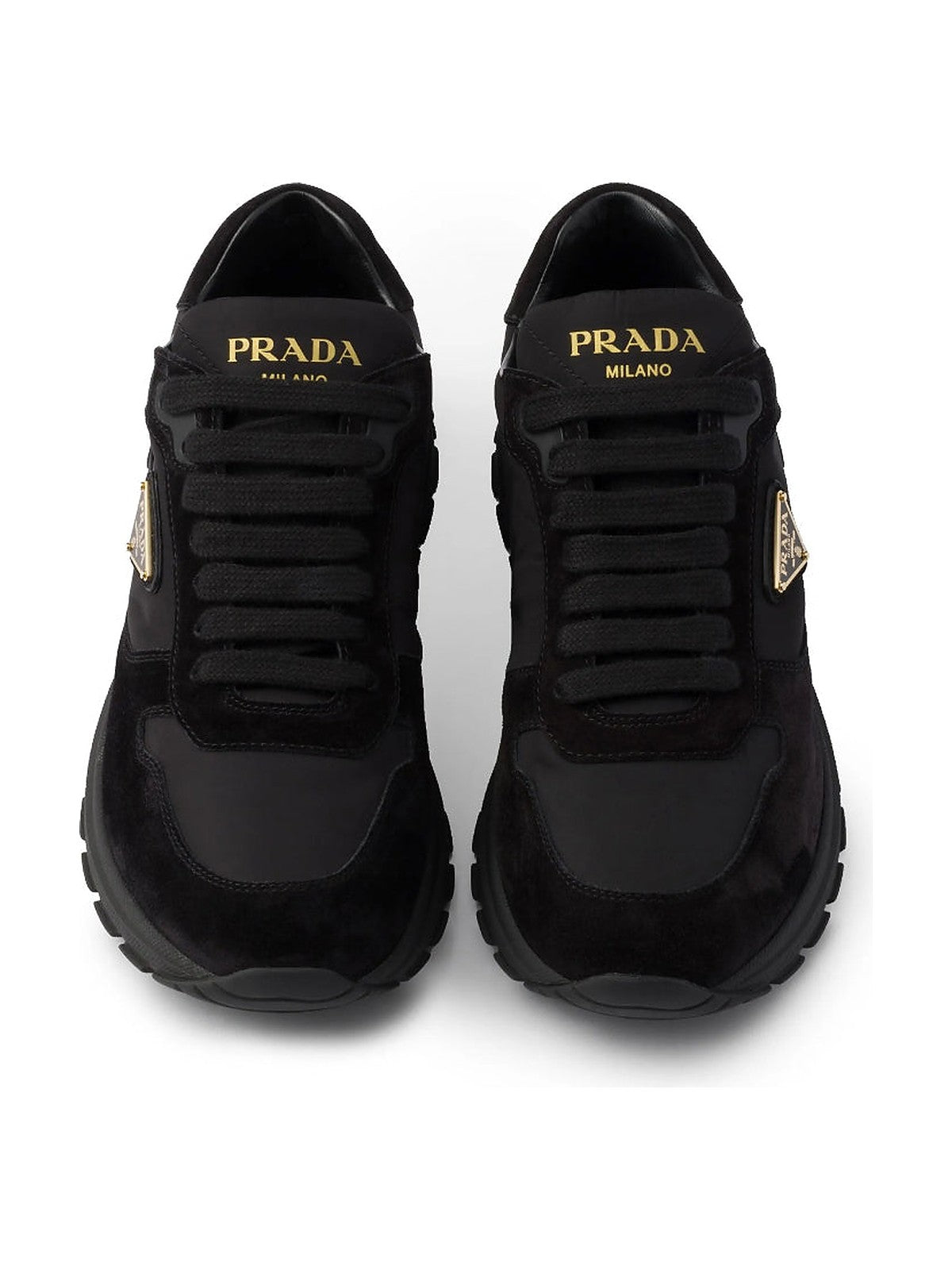 Prada Sneakers (Black Suede)