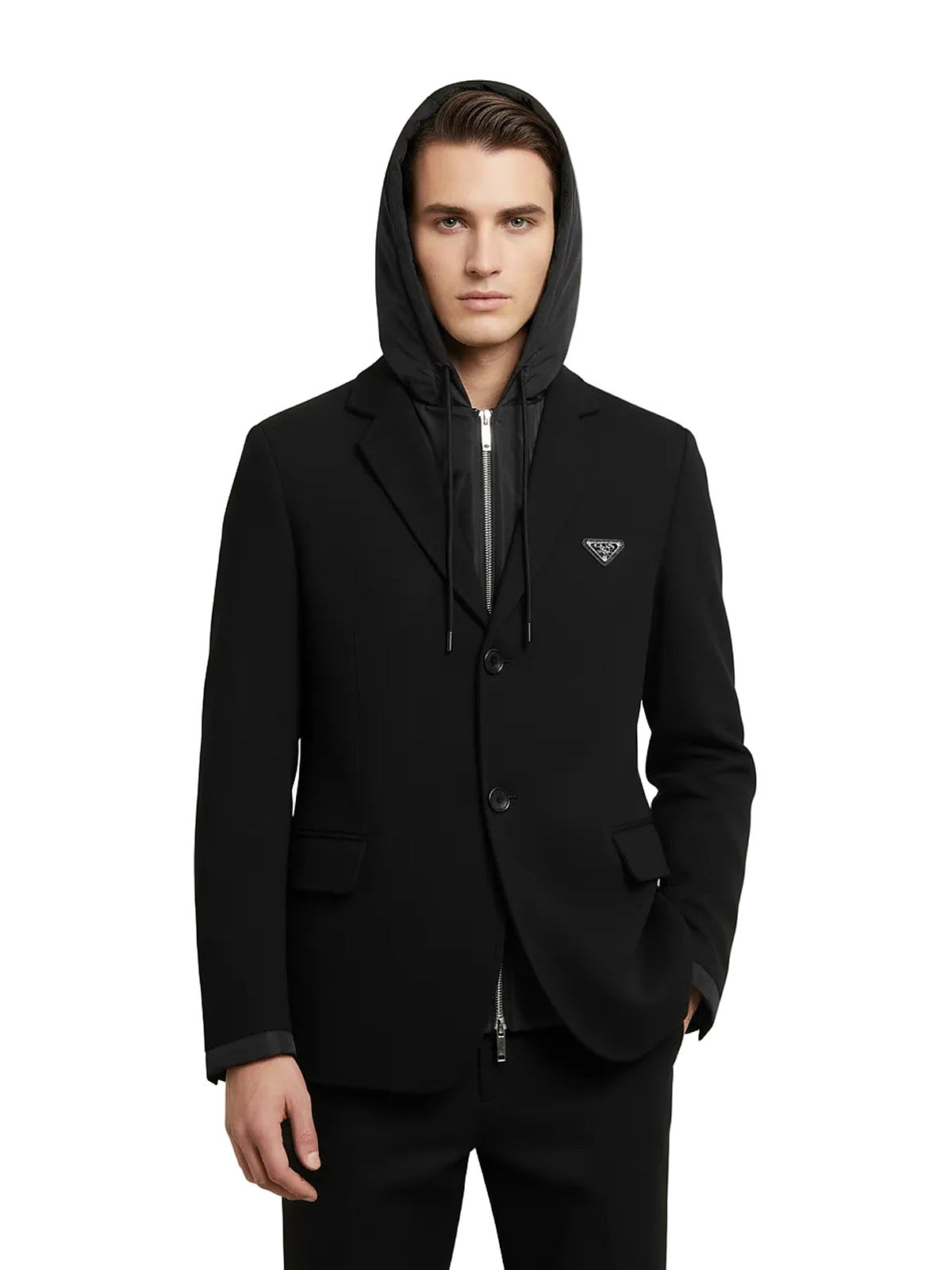Prada Hooded Jacket (Black)