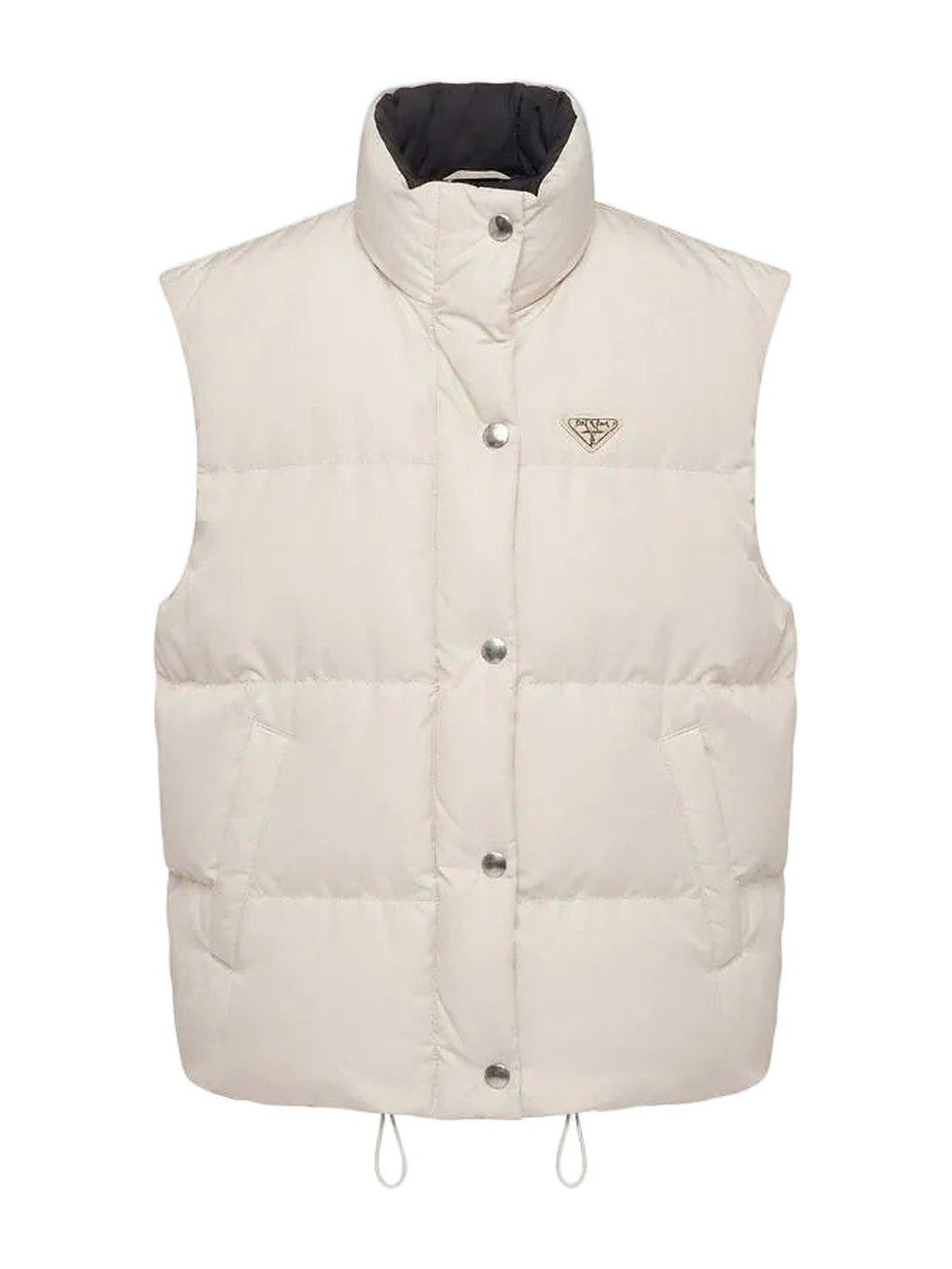 Prada Puffer Vest (Cream)