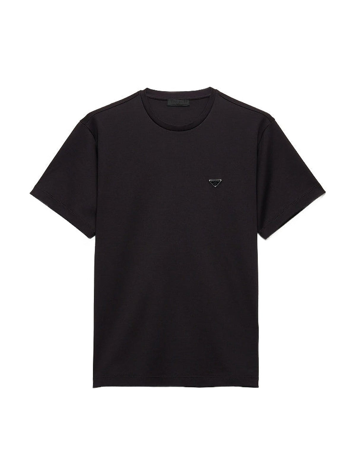 Prada Logo-Plaque T-shirt (Black)