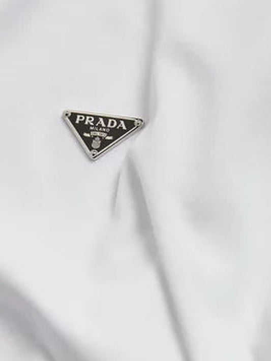 Prada Logo-Plaque T-shirt (White)