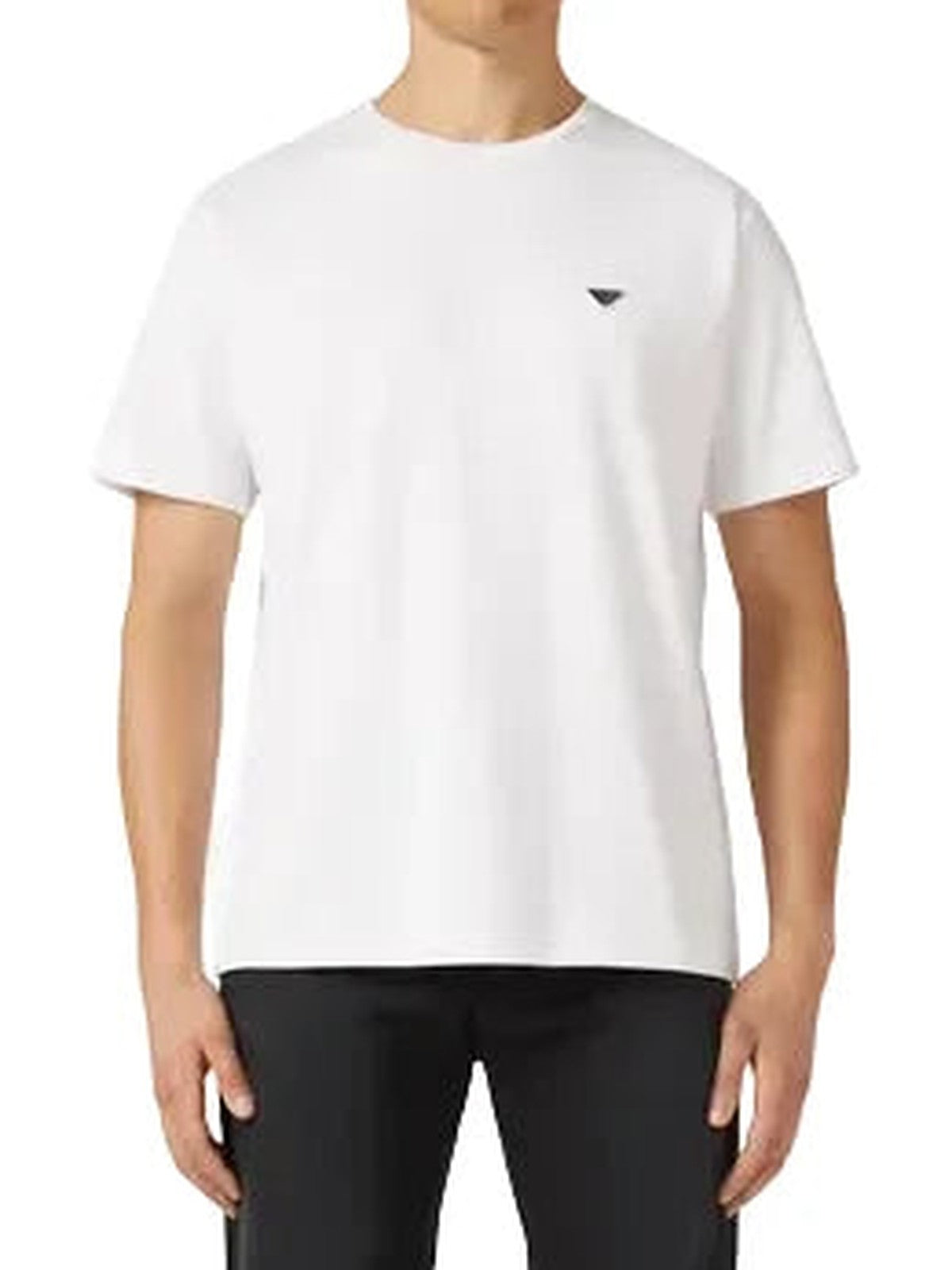 Prada Logo-Plaque T-shirt (White)