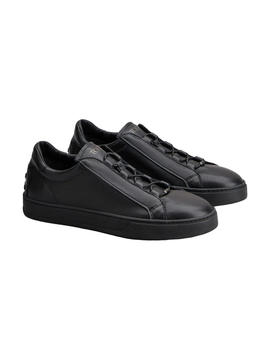 Tods Leather Sneakers (Black)